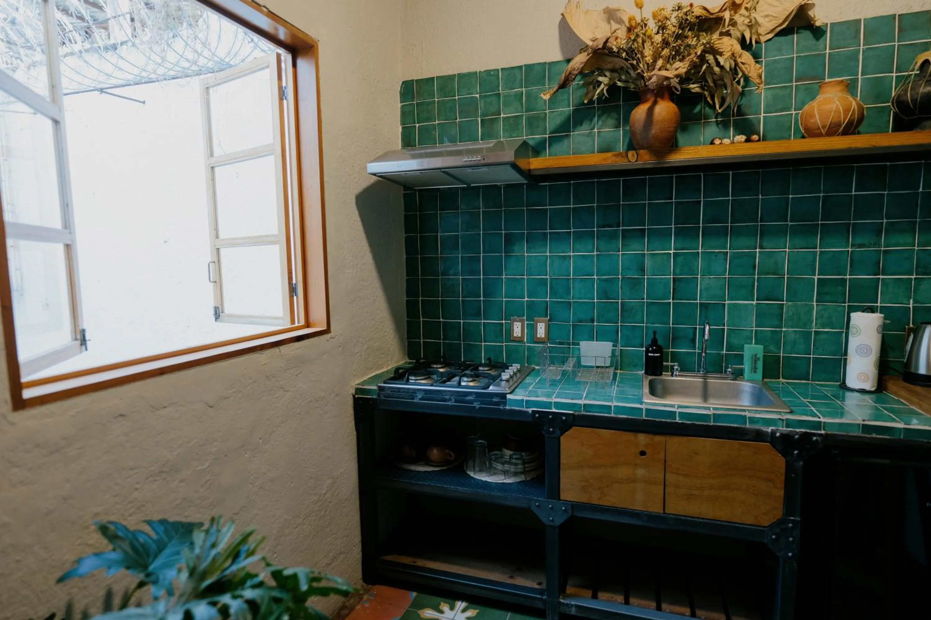 Kitchen or kitchenette in Grana B&B