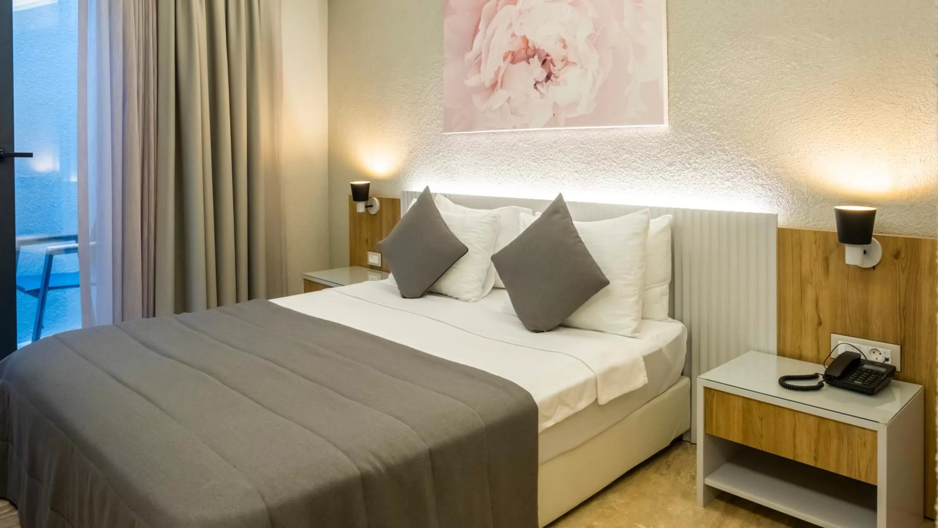 Bed in Ariel Hotel Alaçatı