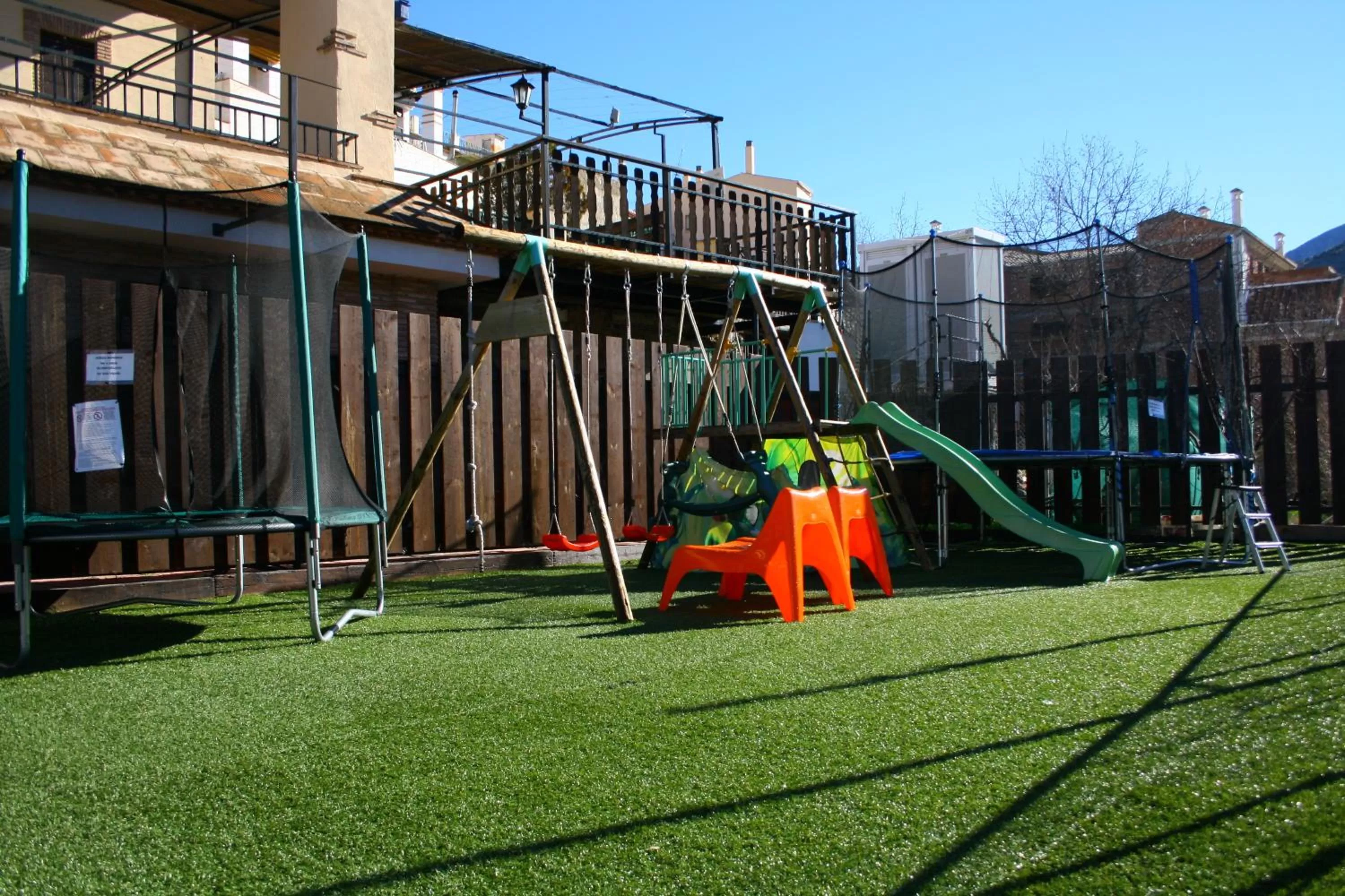 Children play ground in Hotel Rural Huerta del Laurel