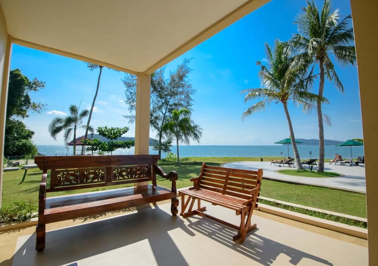 Seating area in Frangipani Langkawi Resort