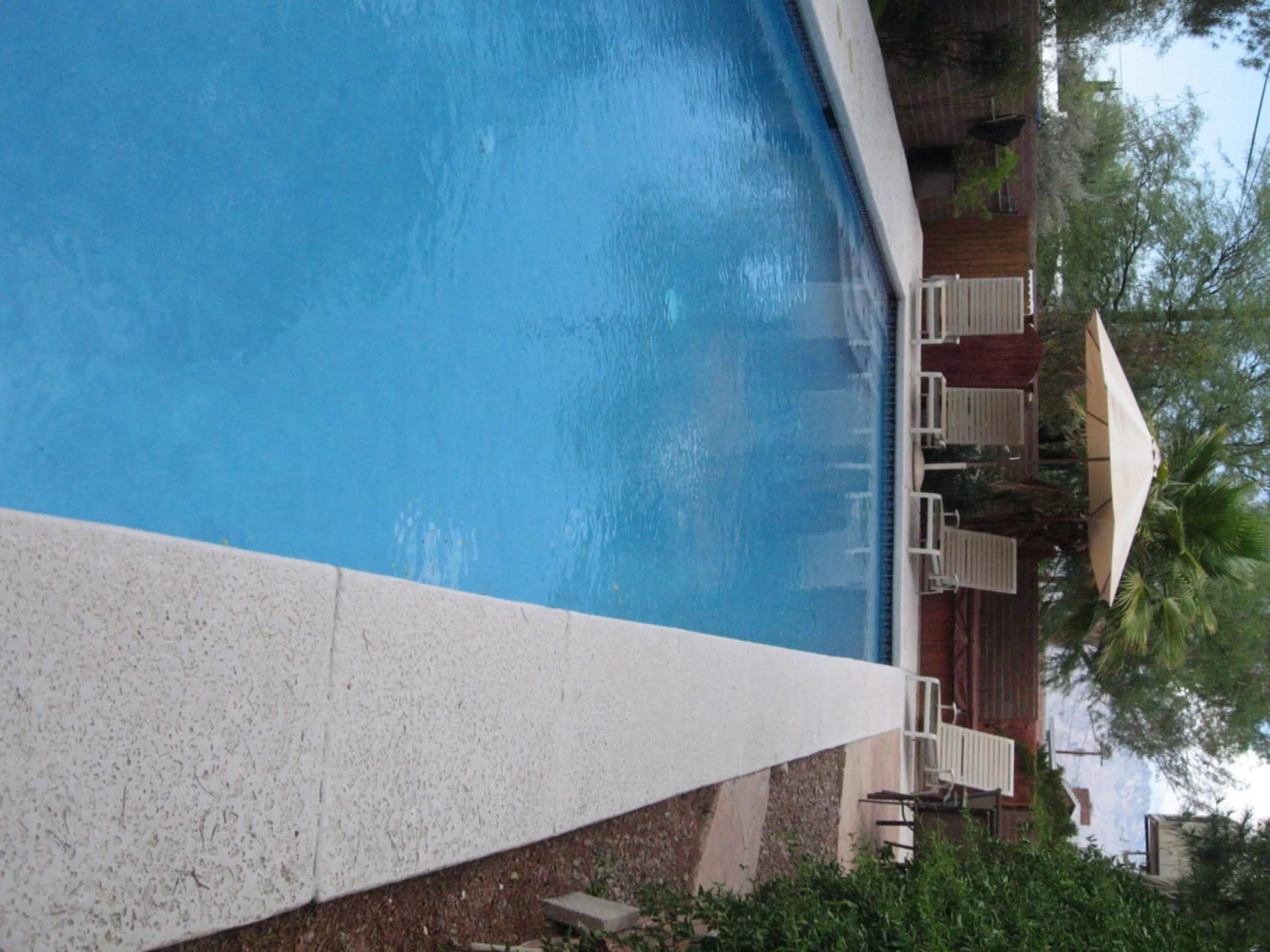 Pool view in Mon Ami Bed and Breakfast