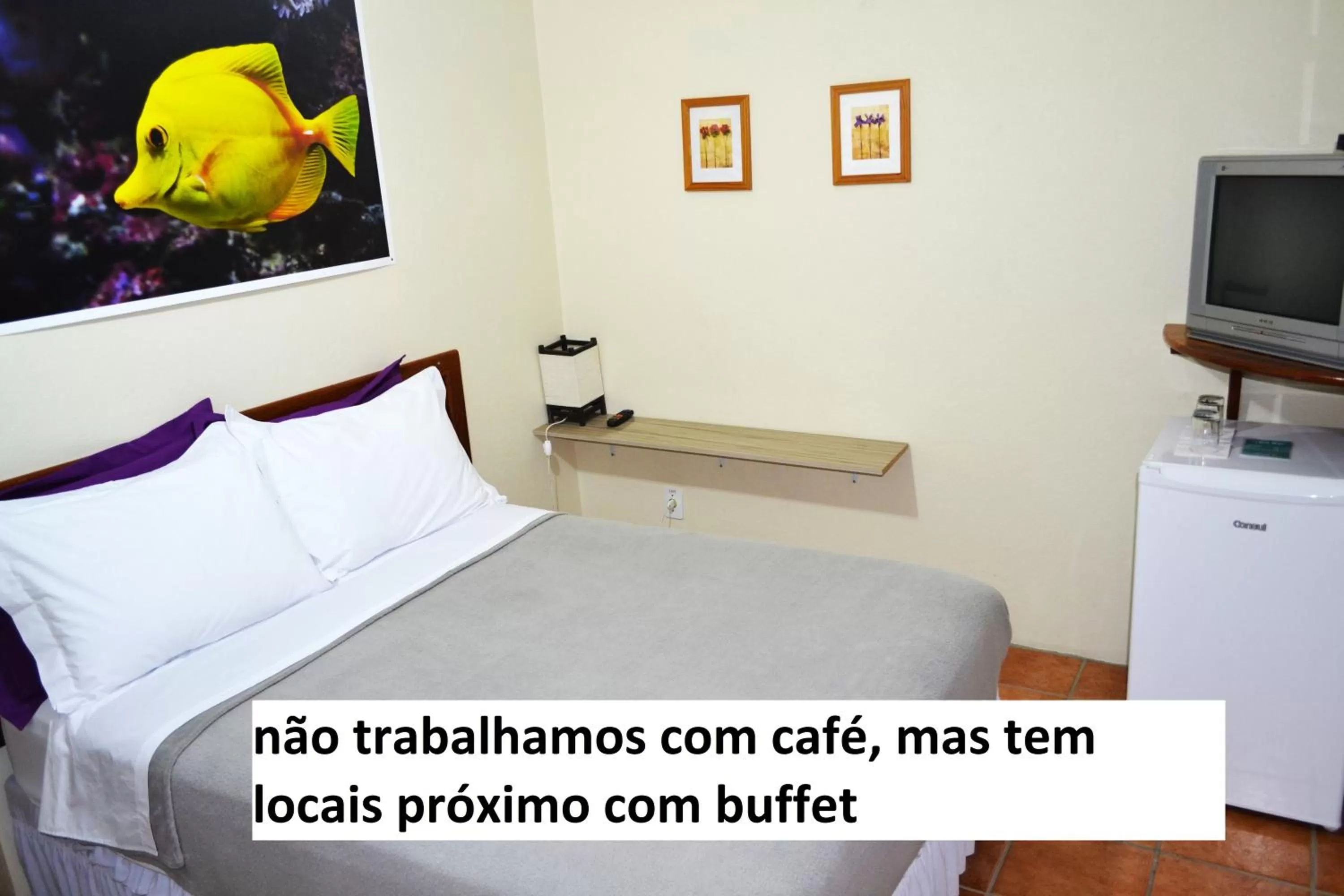 Bed in Pousada Água da Fonte