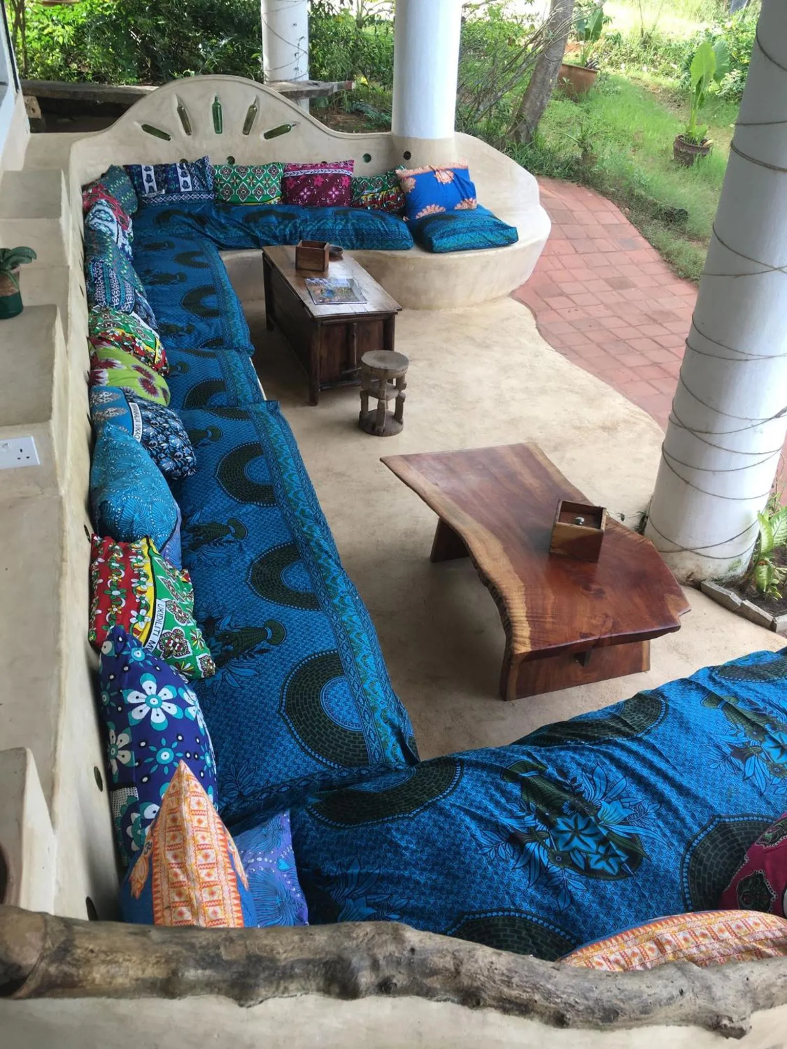 Seating area in Distant Relatives Ecolodge & Backpackers