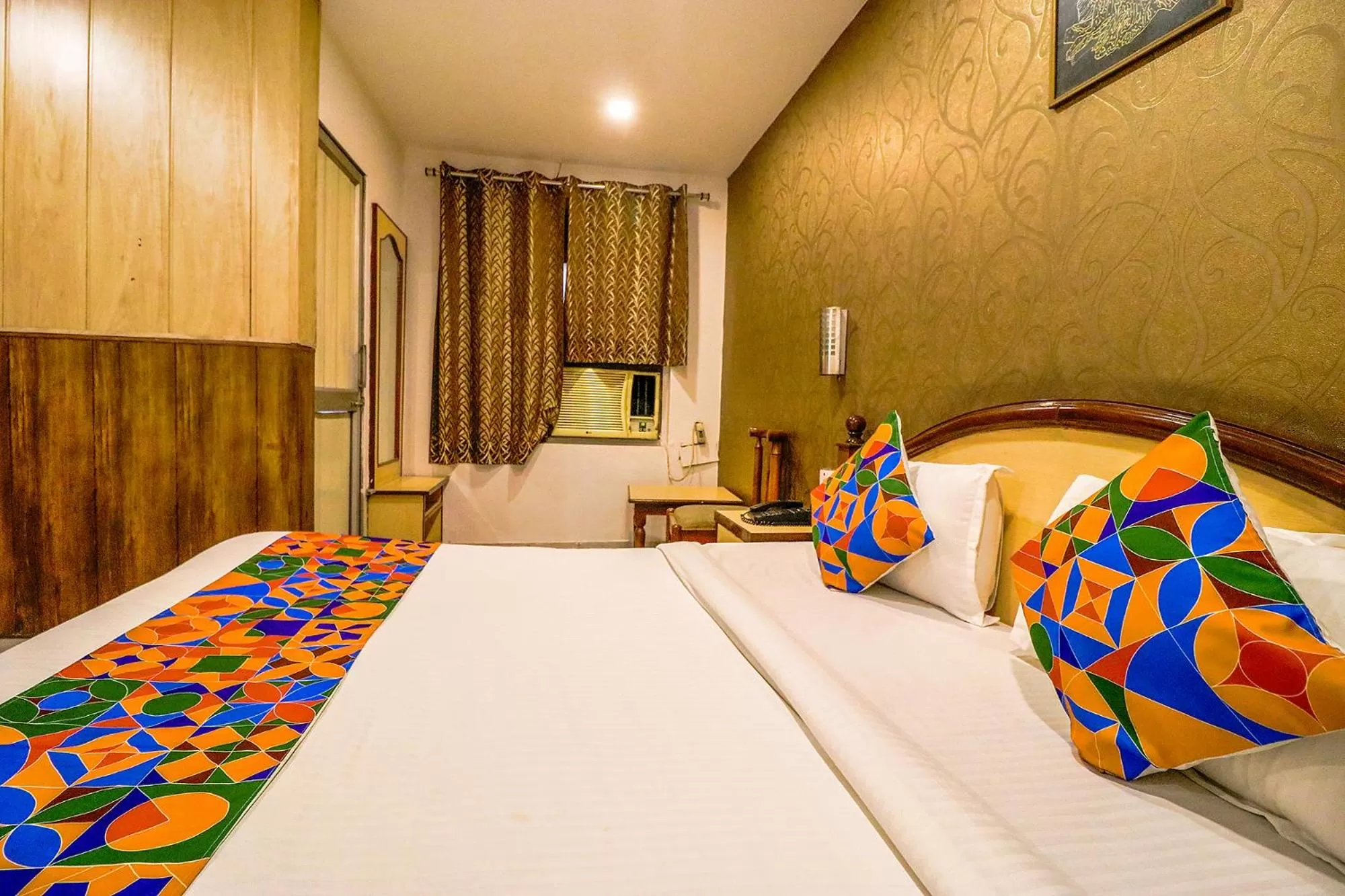 Bedroom, Bed in FabHotel Amritsar Residency
