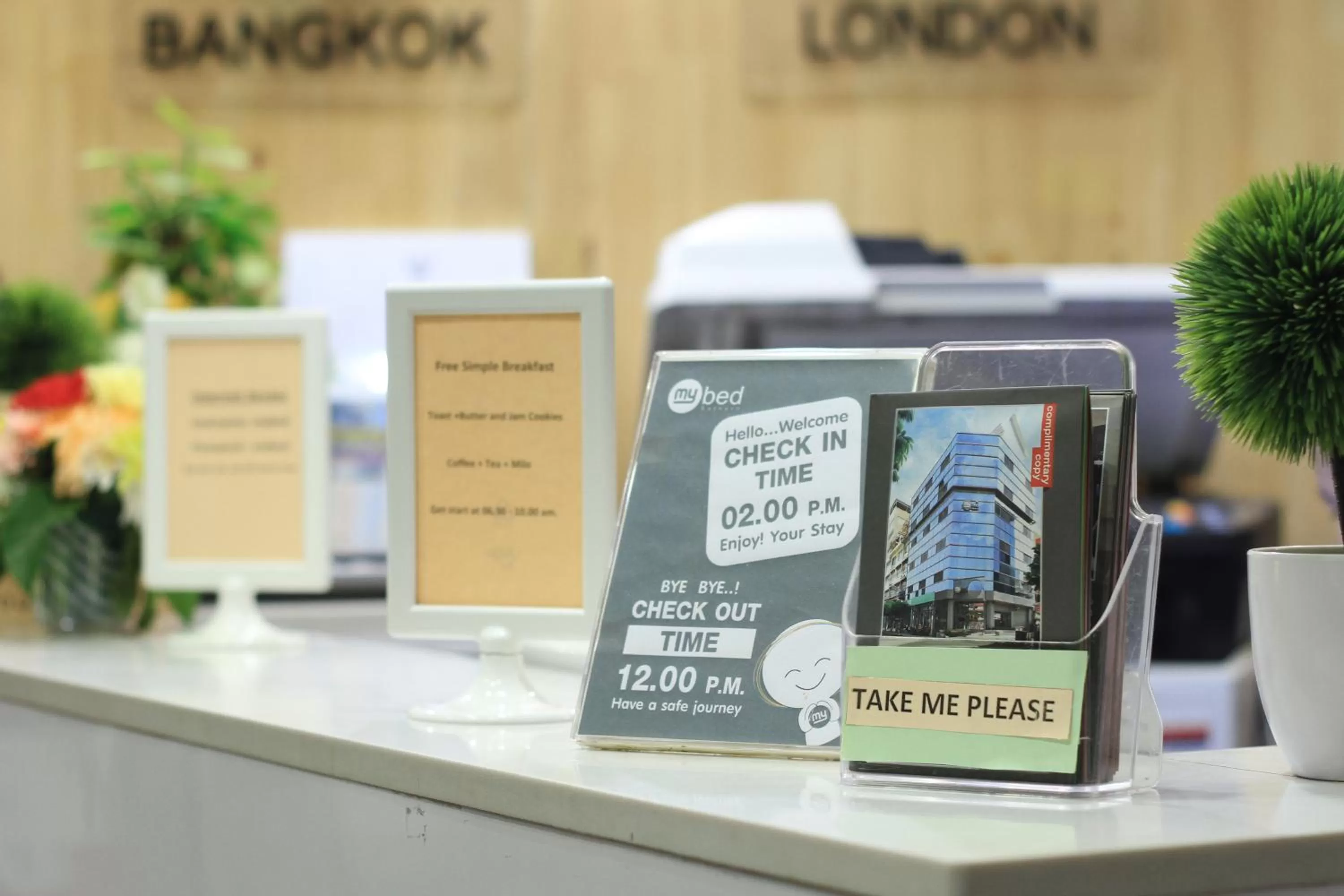 Lobby or reception in Mybed Sathorn Hotel