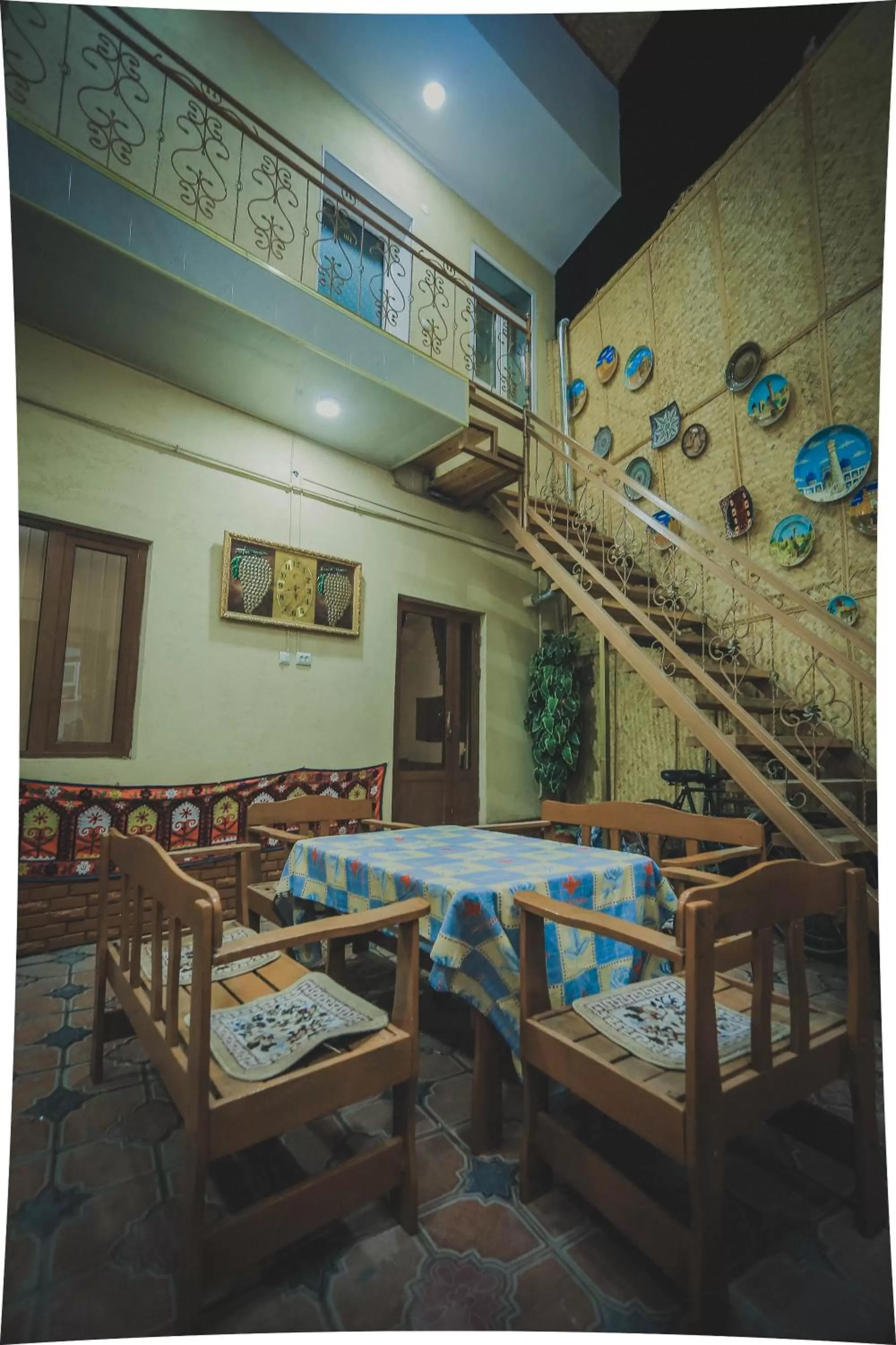 Inner courtyard view in Hotel Uncle Kolya Boutique