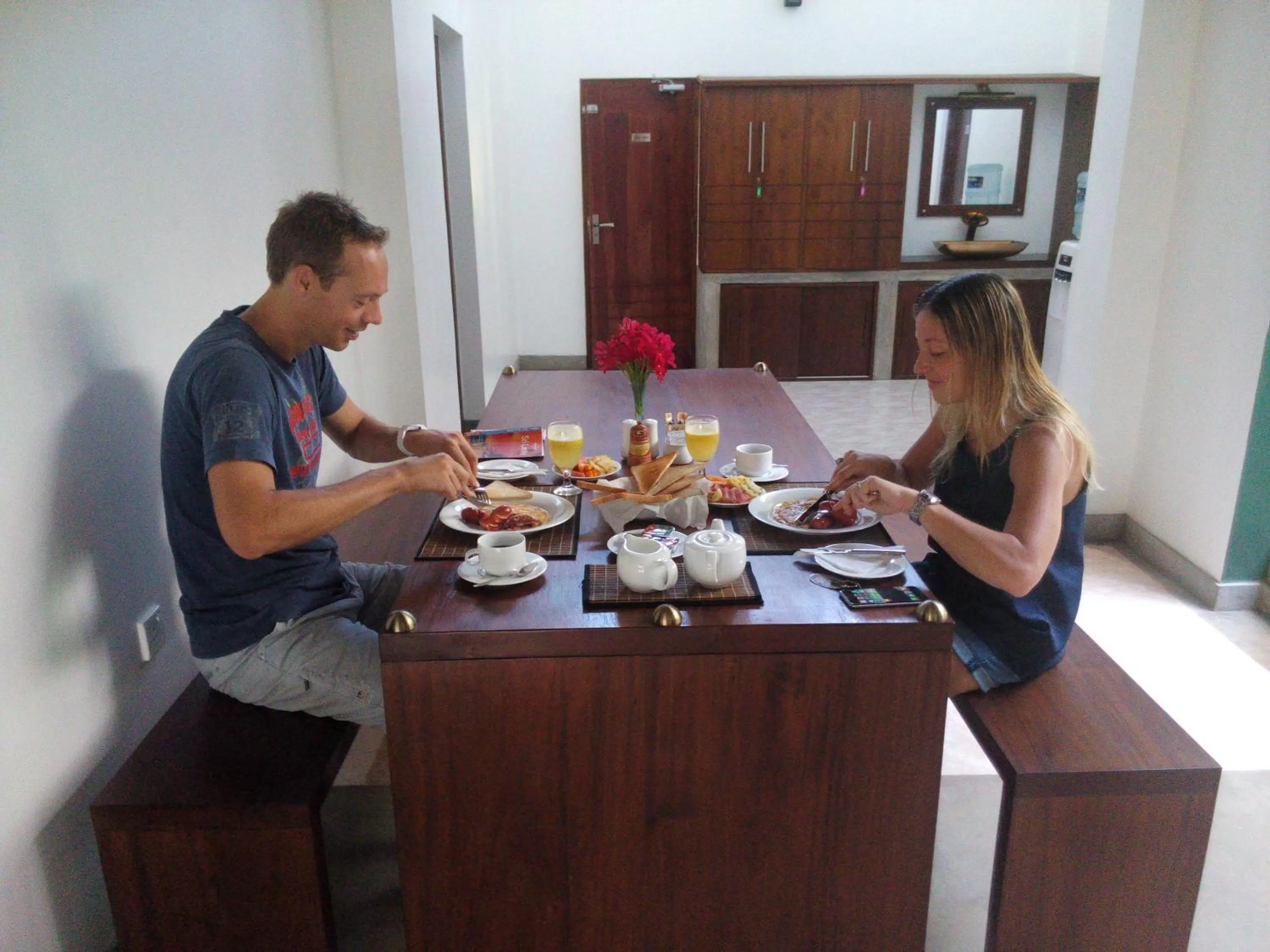 Guests in Inlak Garden Hotel