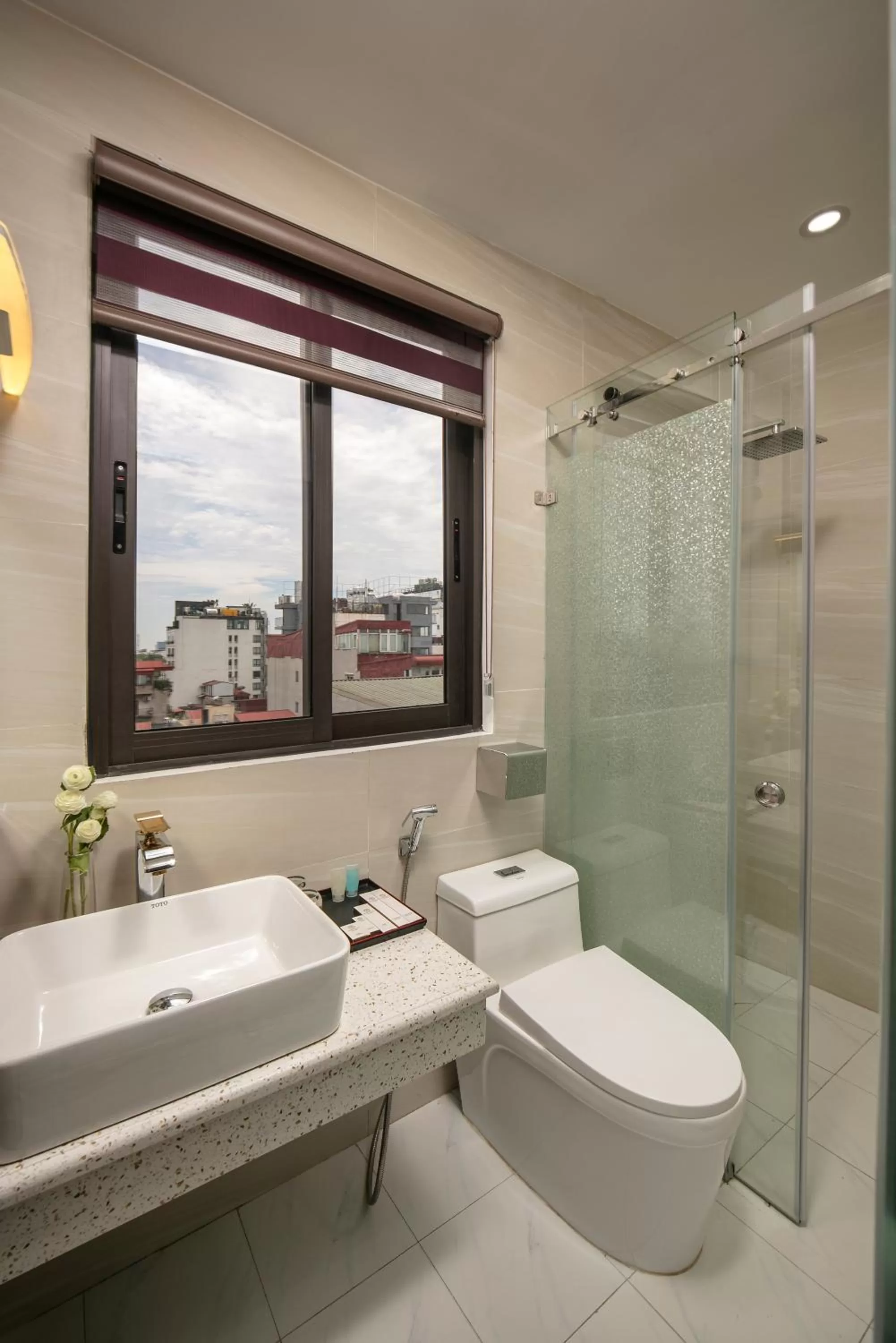 Shower in TrangTrang Boutique Hotel