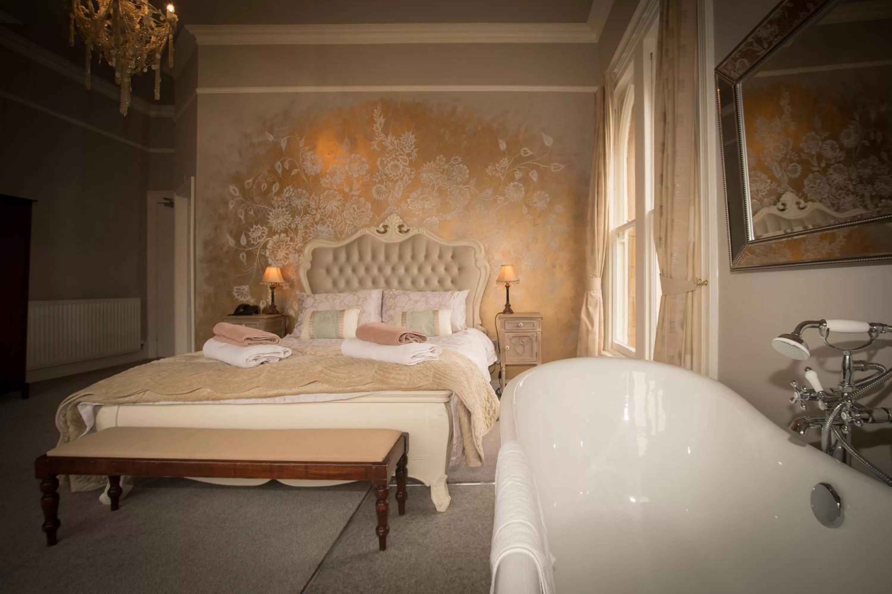 Bed in Brockley Hall Hotel