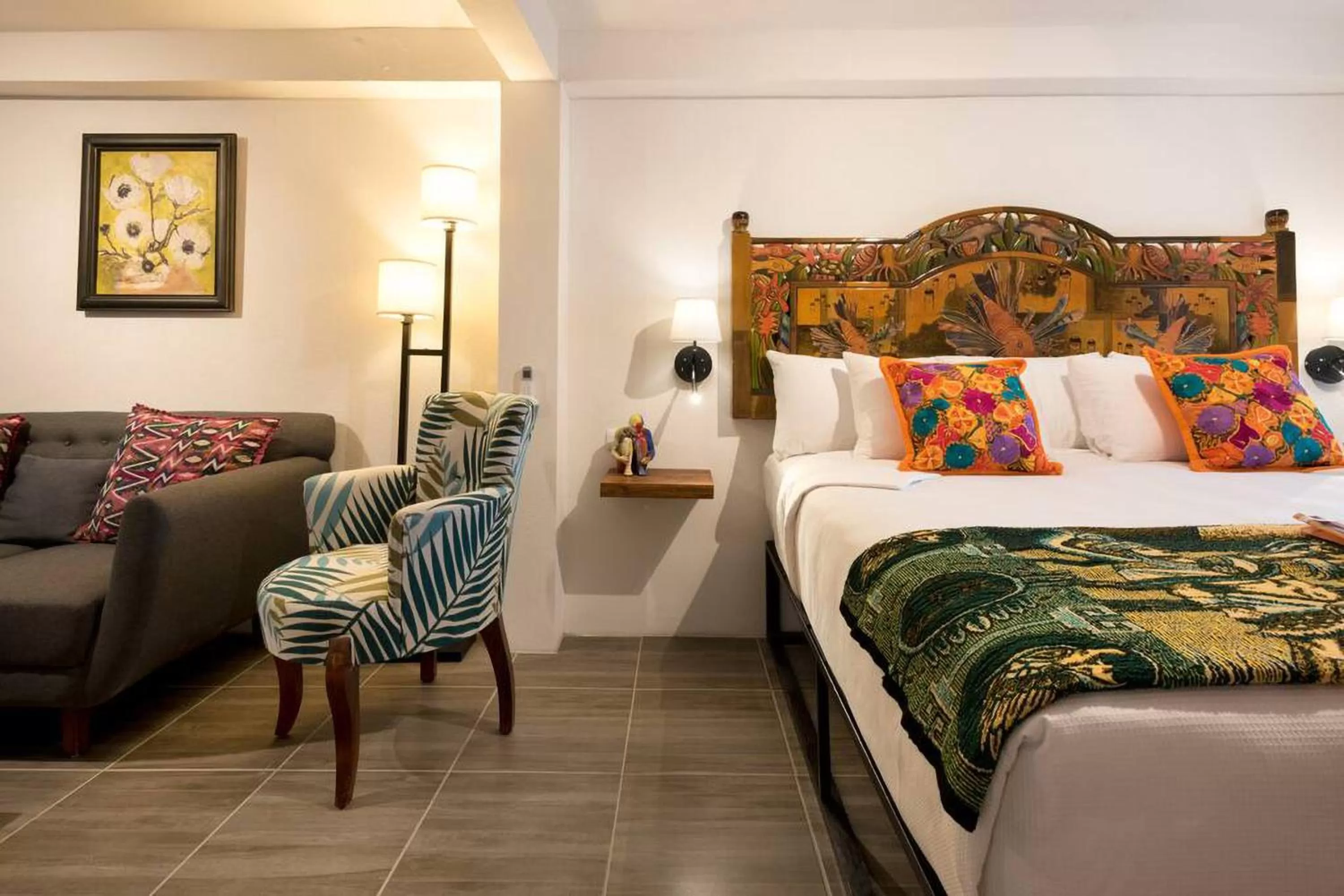 Bedroom in ZonaZ Boutique Hotel