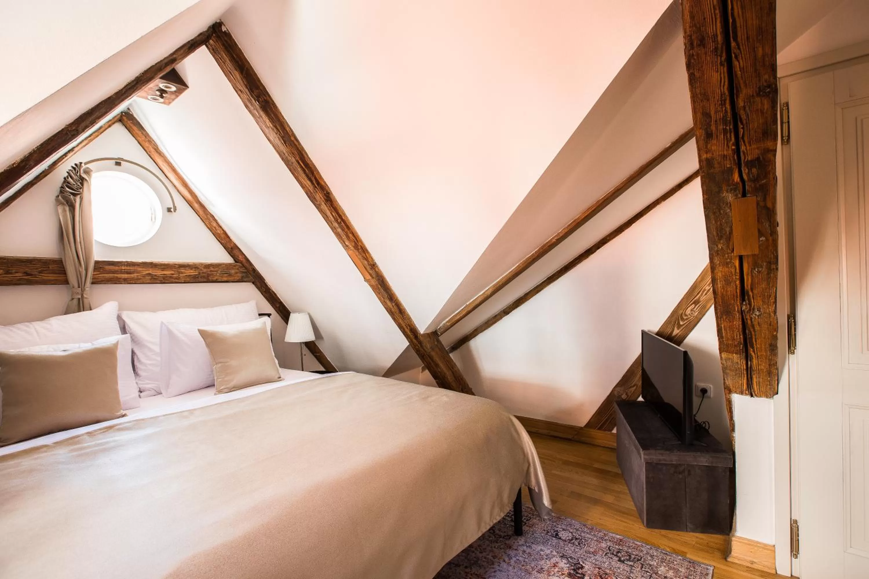 Bed in Hotel Nerudova 211