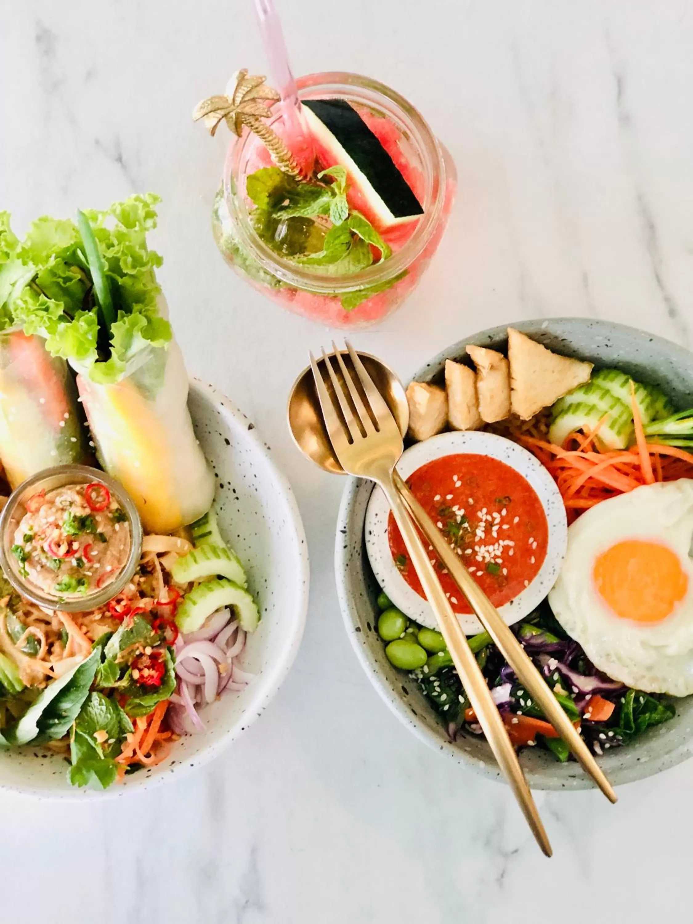 Food in Indie Beach Bungalows