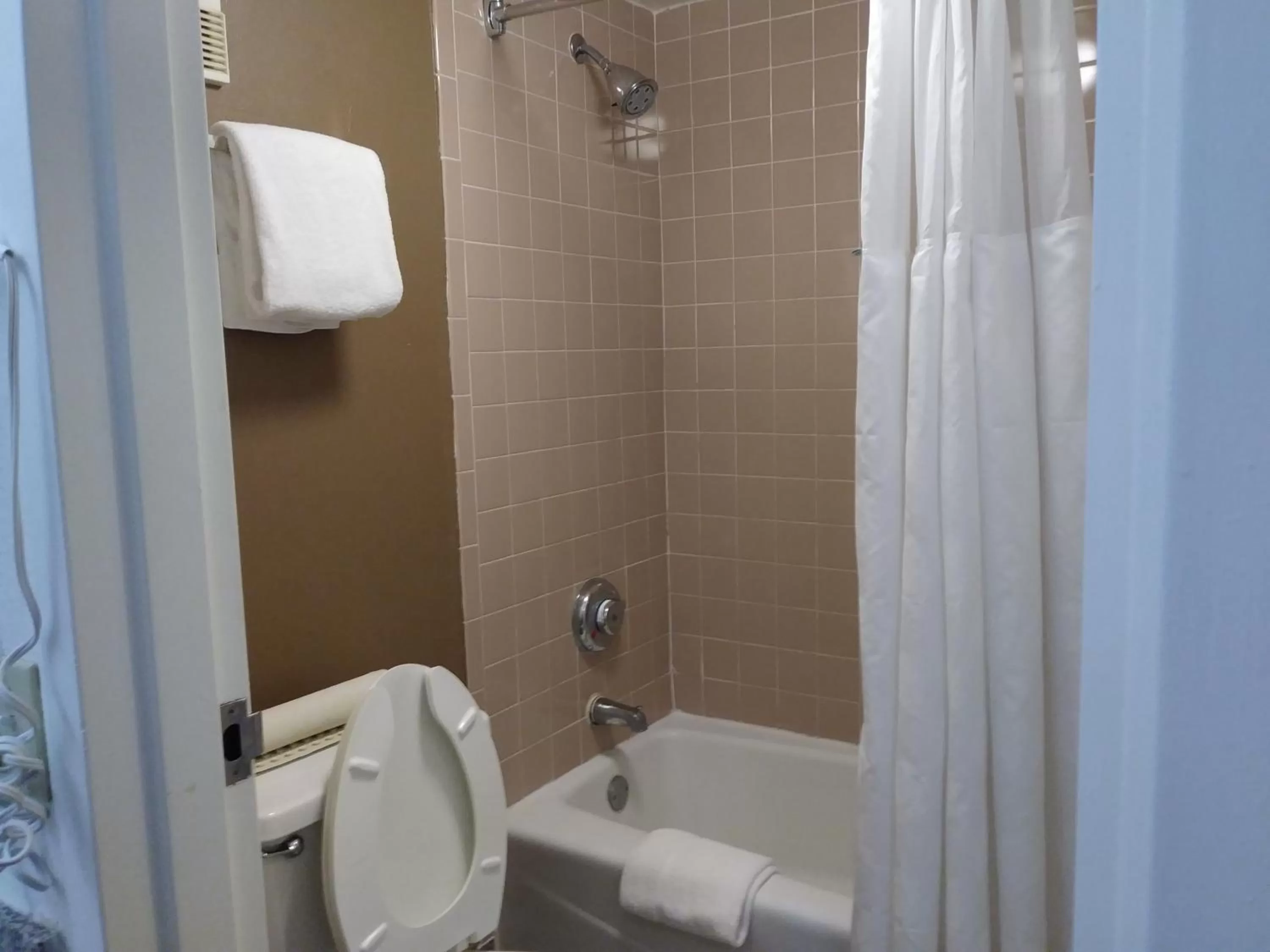 Shower in Ramada by Wyndham Temple Terrace/Tampa North