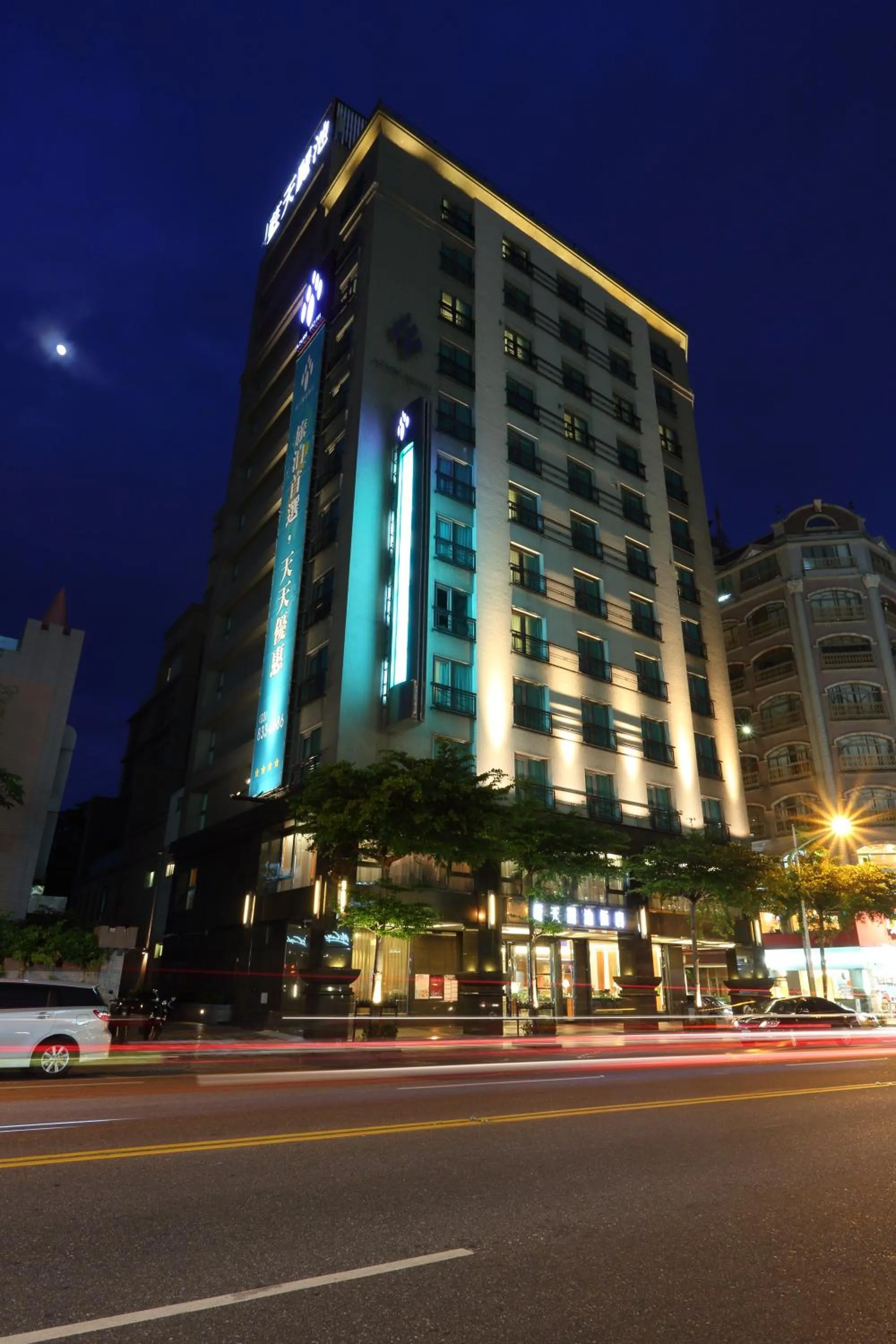 Property Building in Azure Hotel