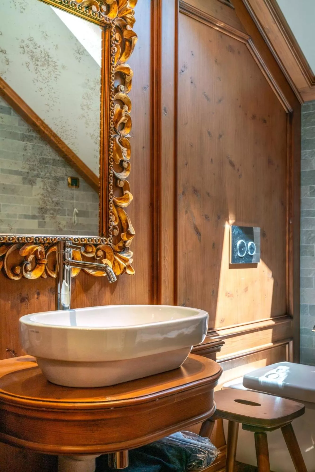 Bathroom in Ambra Cortina Luxury&Fashion Hotel