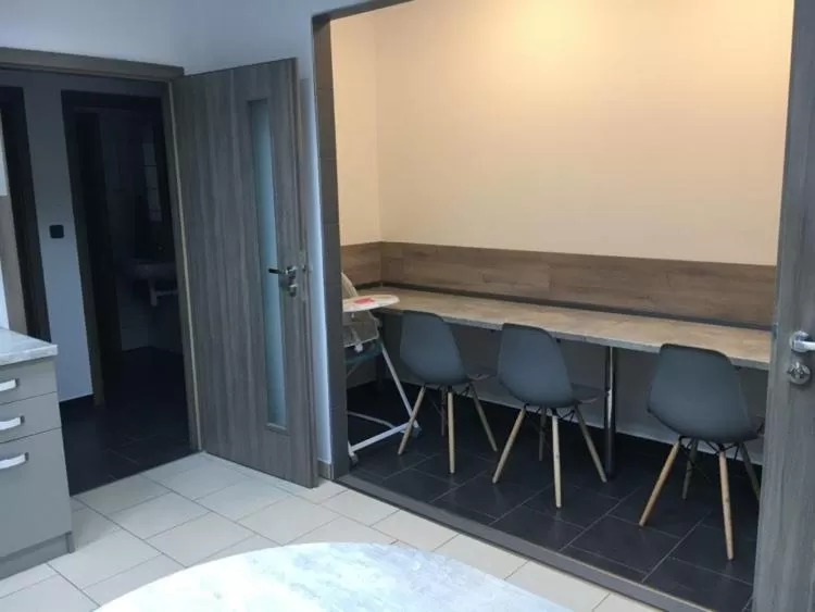 Communal kitchen in Ubytování U Jirky-Mutěnice