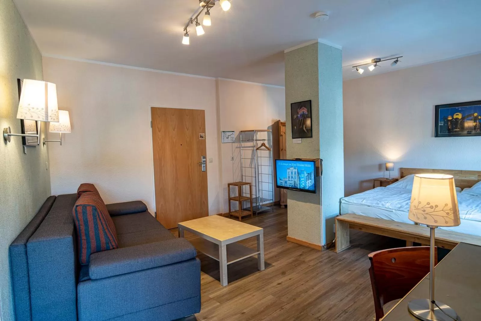 Bed in Hotel Birschel-Mühle