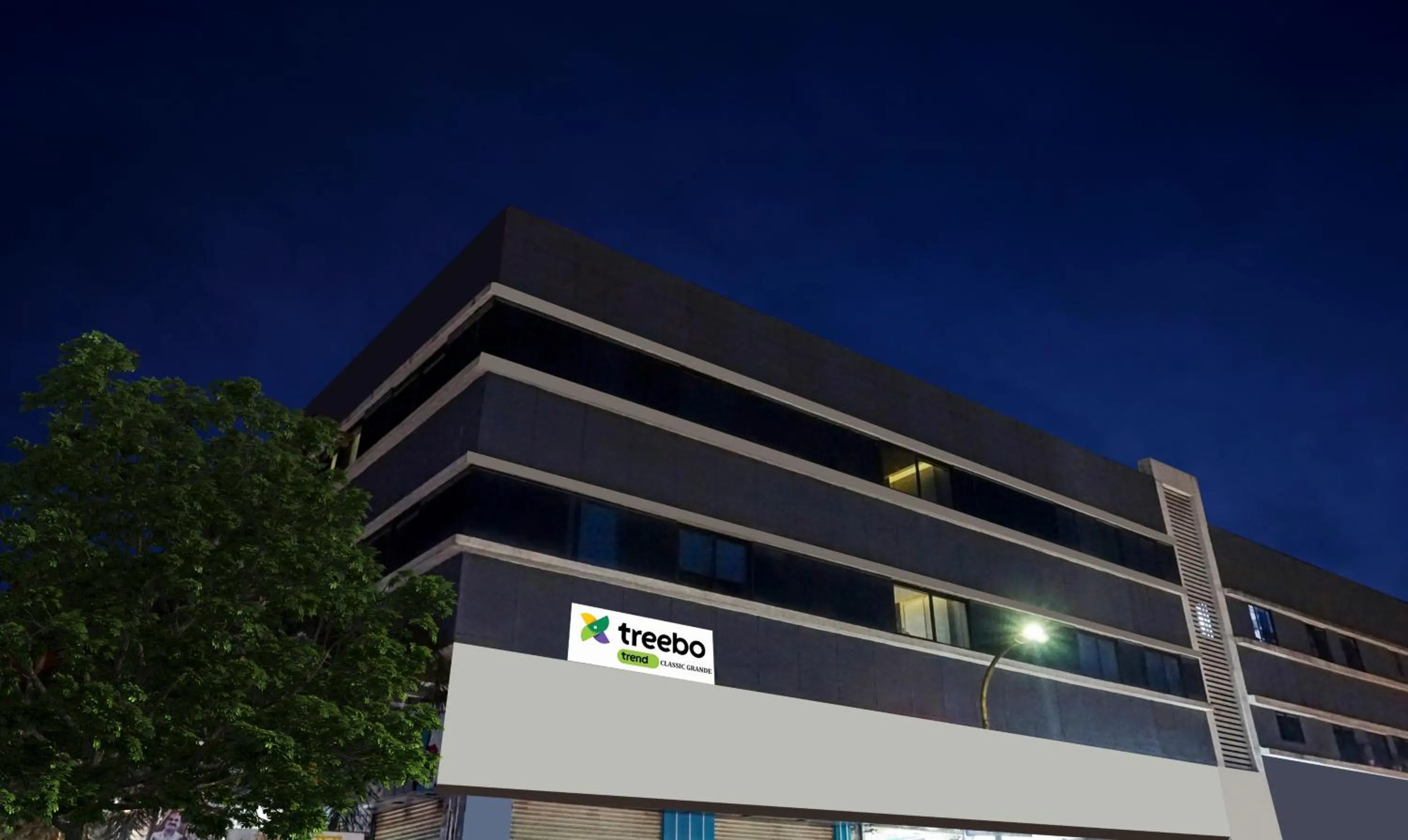 Property building in Treebo Classic Grande, Camp