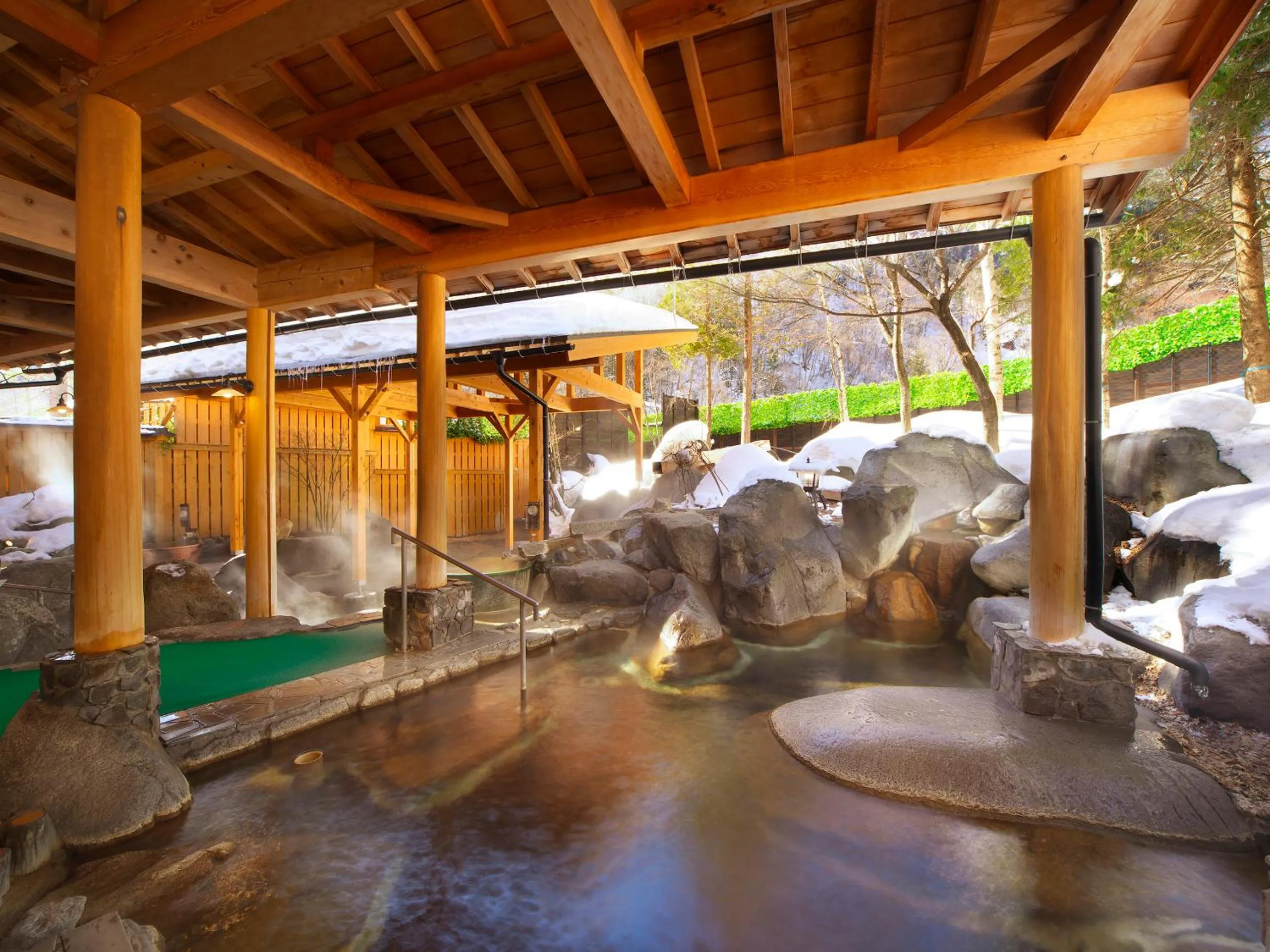 Open Air Bath in Hotel Hotaka
