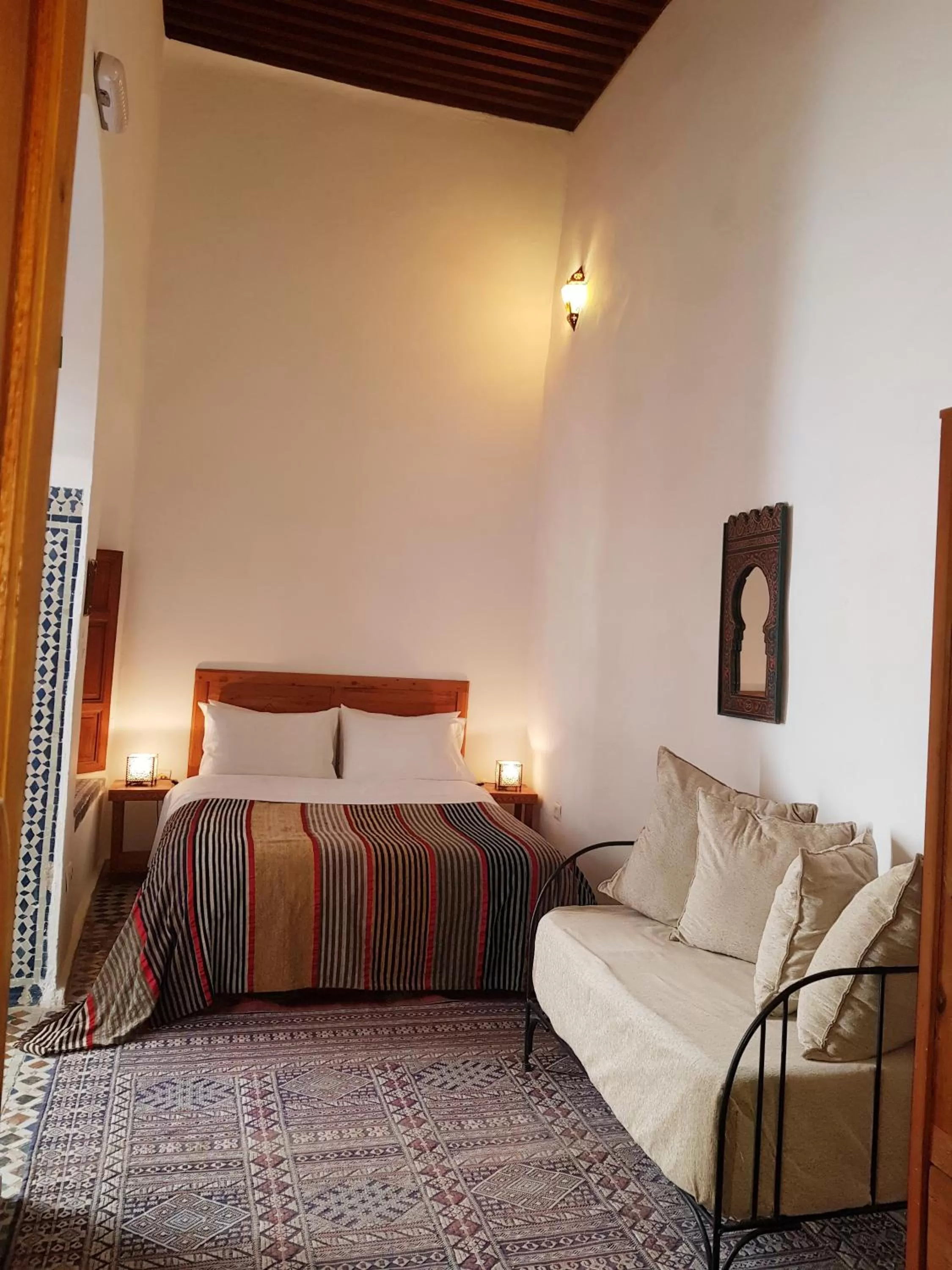 Bed in Riad Inspira
