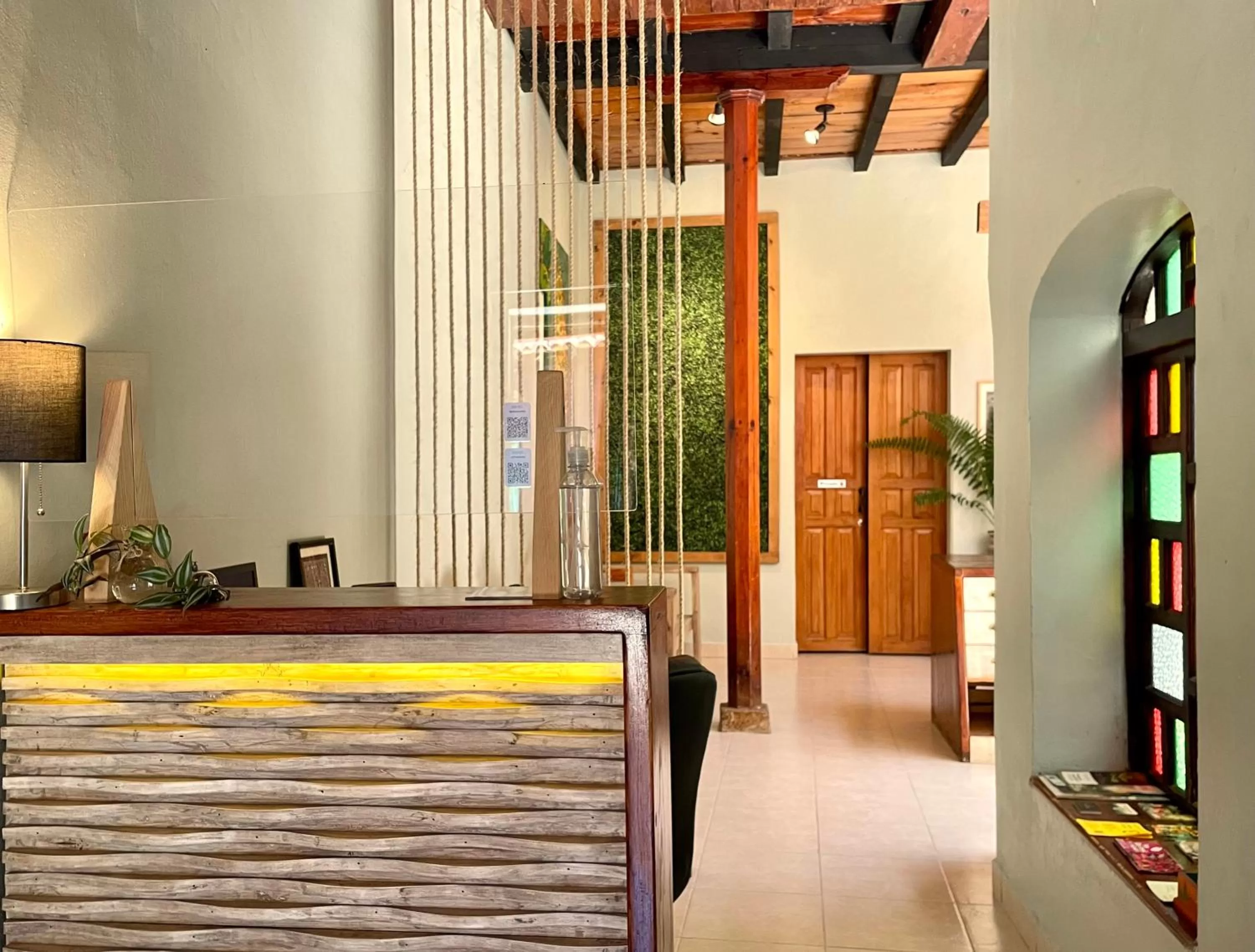 Lobby or reception, Bed in Hotel Casa Azabache