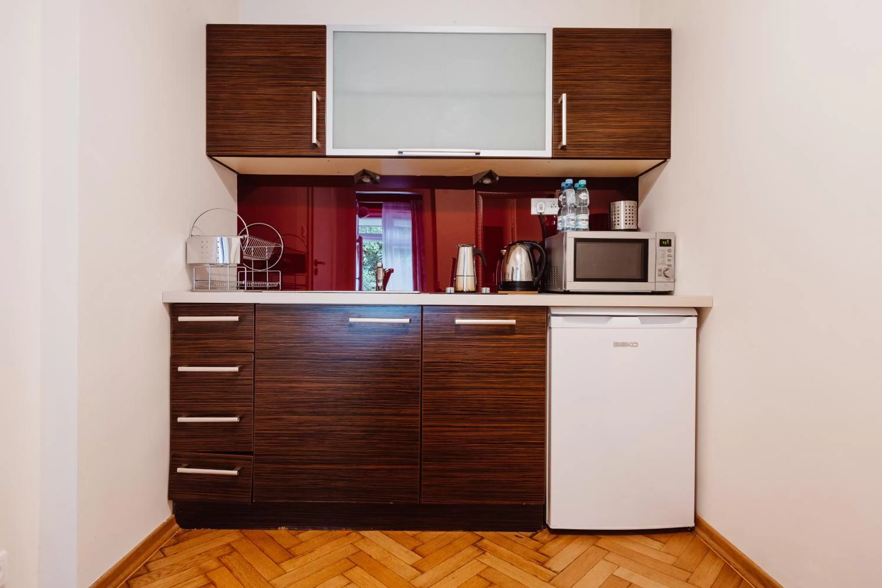 Kitchen or kitchenette in 4Seasons﻿ Apartments Cracow