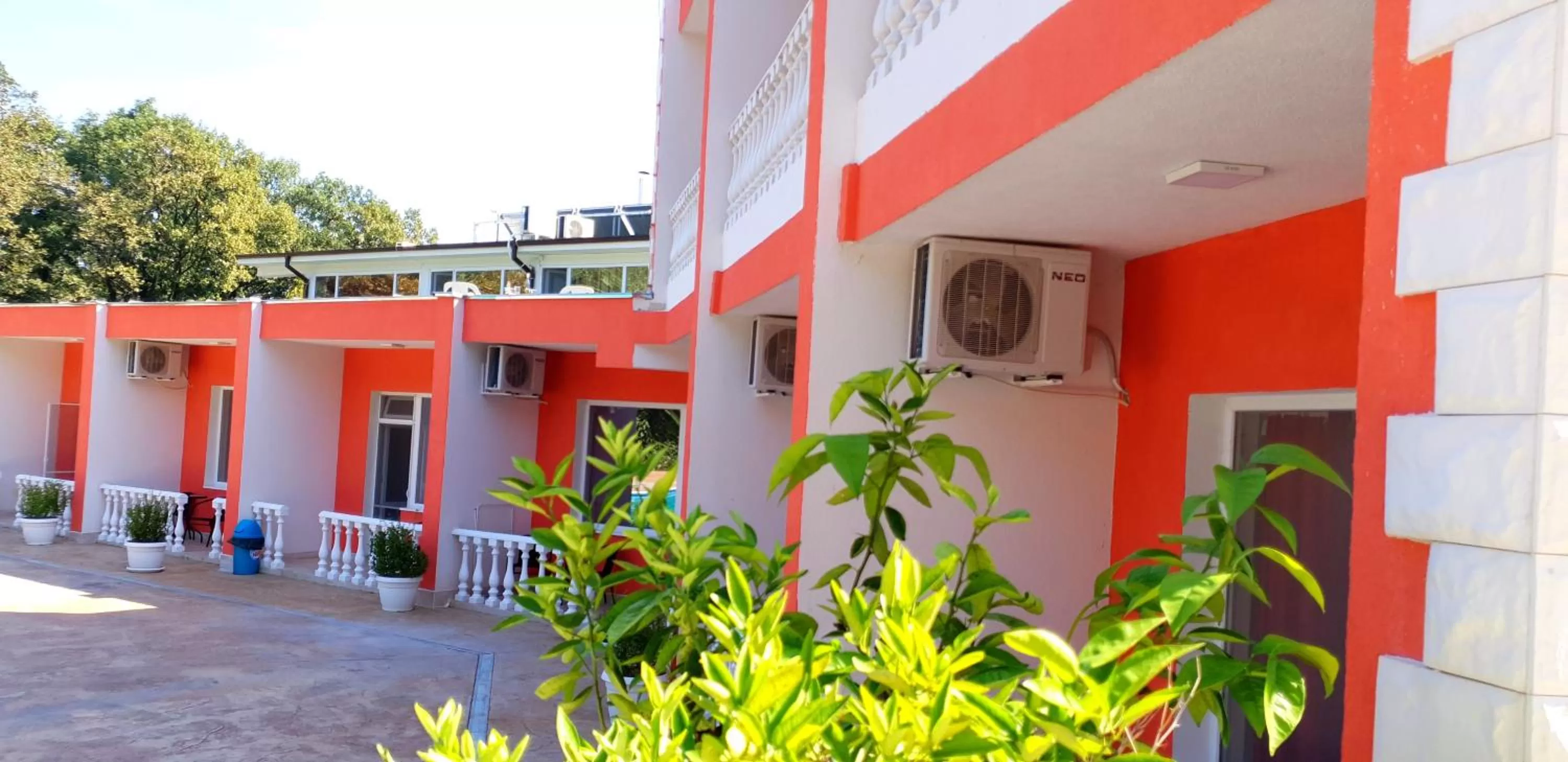 Balcony/Terrace, Property Building in Hotel Afrodita Dimitrovgrad BG