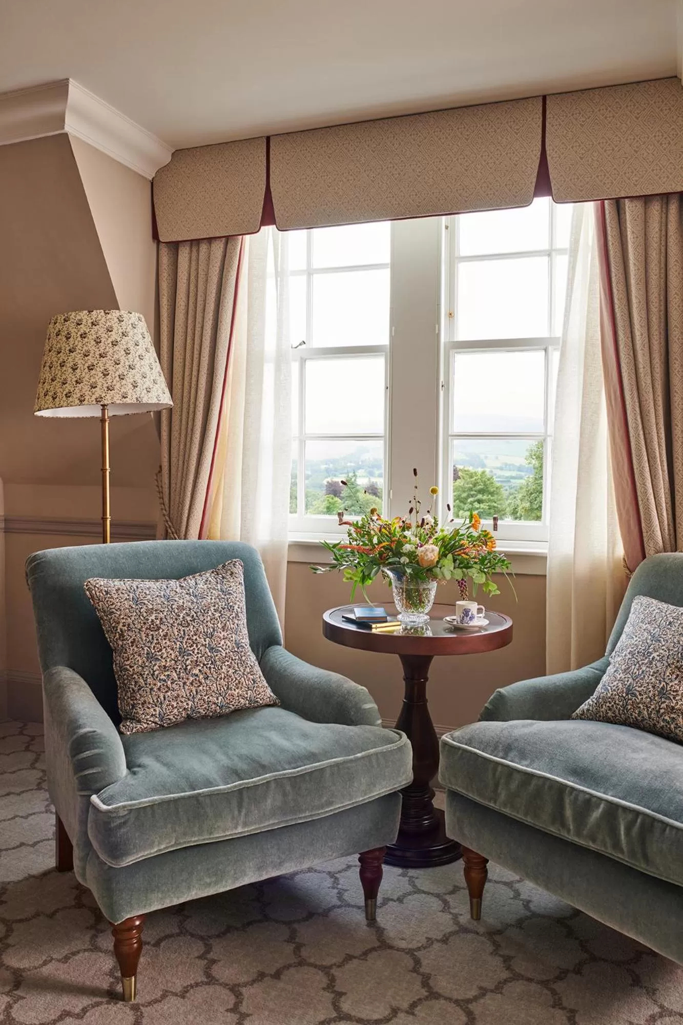 Seating area in The Gleneagles Hotel