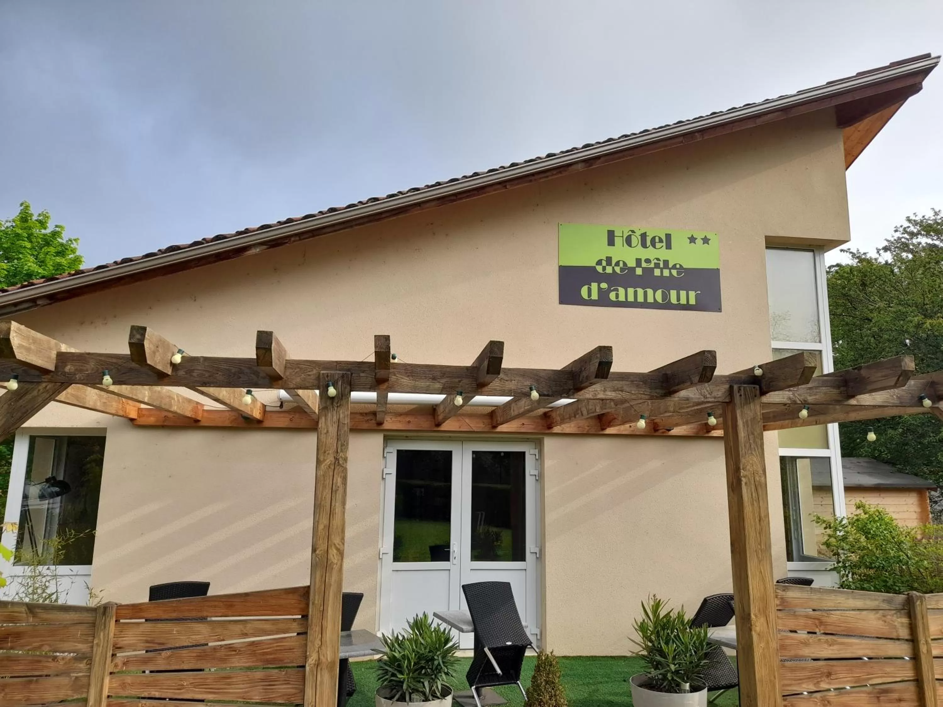 Lobby or reception, Property Building in Hotel de l'Ile d'Amour