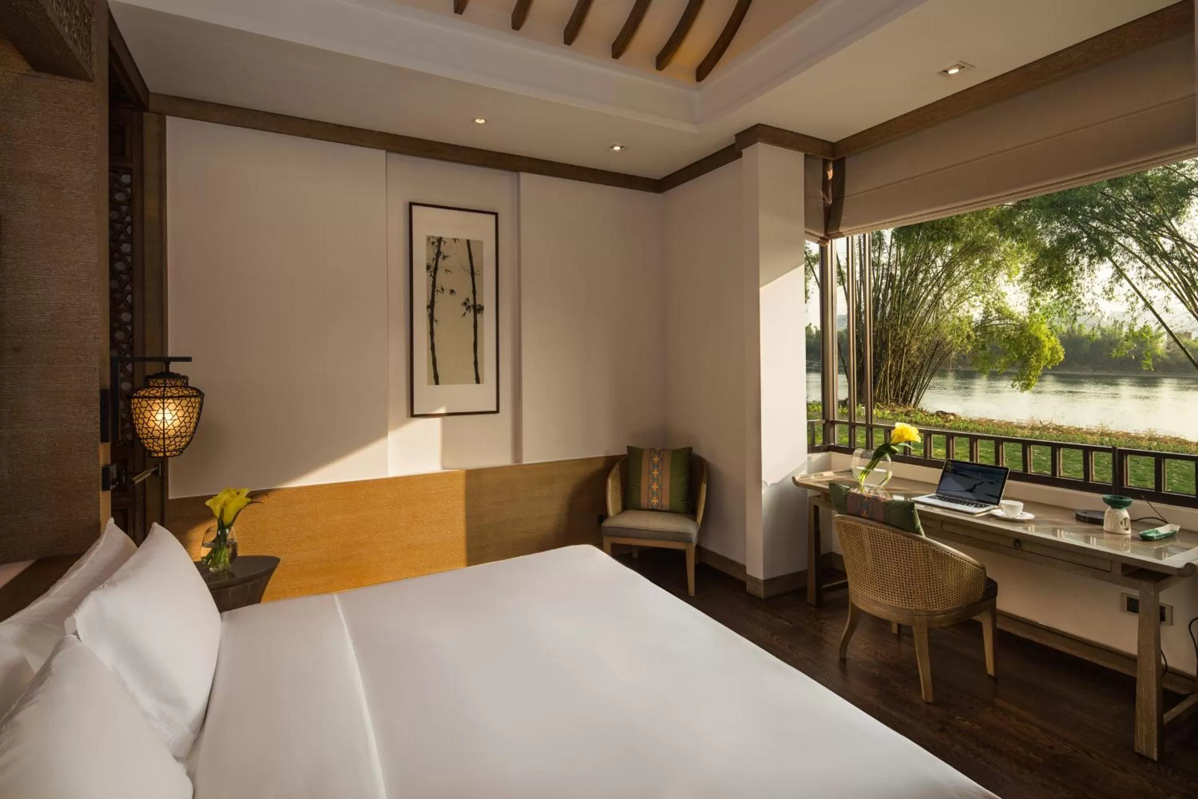 Bedroom, Bed in Banyan Tree Yangshuo