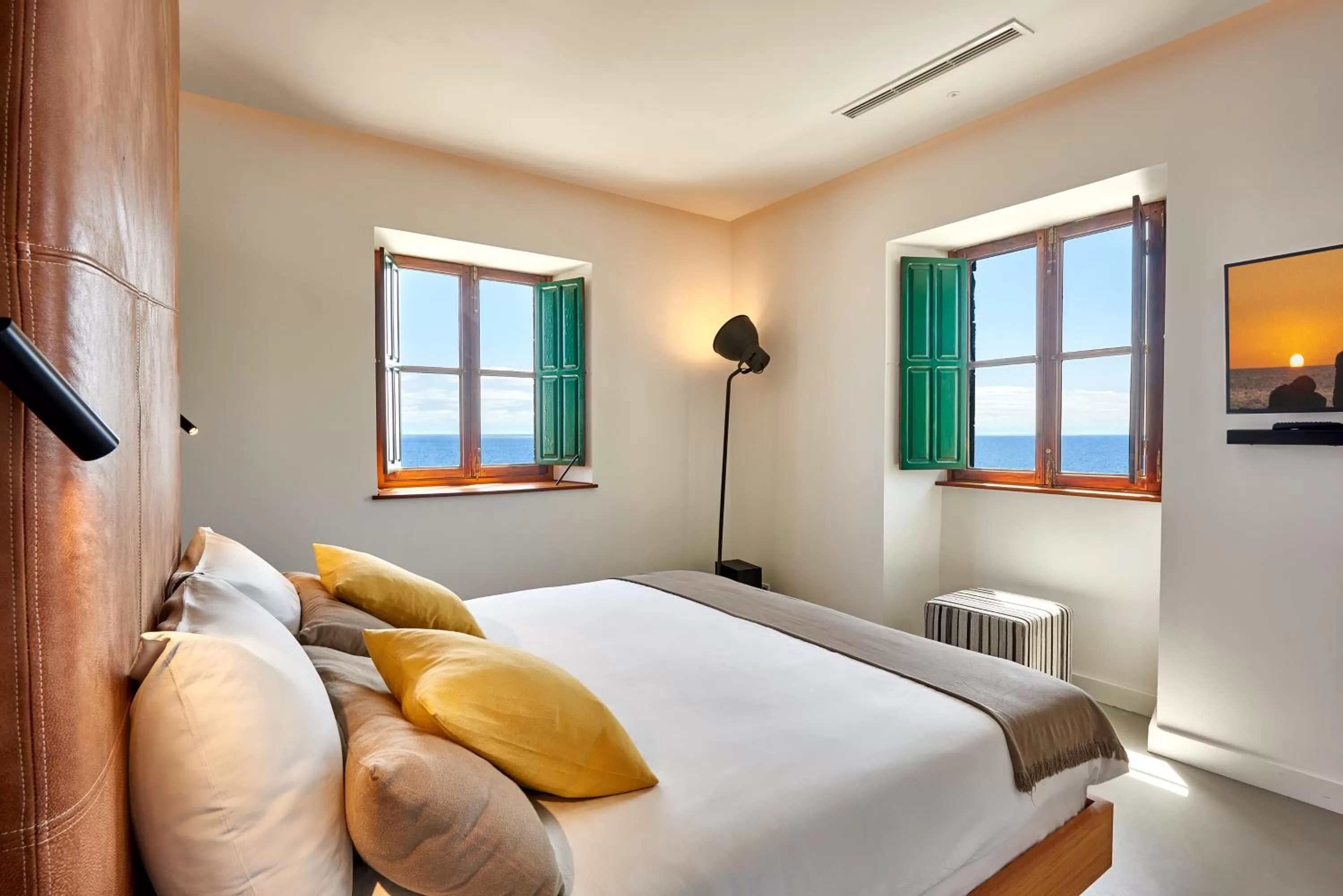 Bed in Lighthouse on La Palma Island