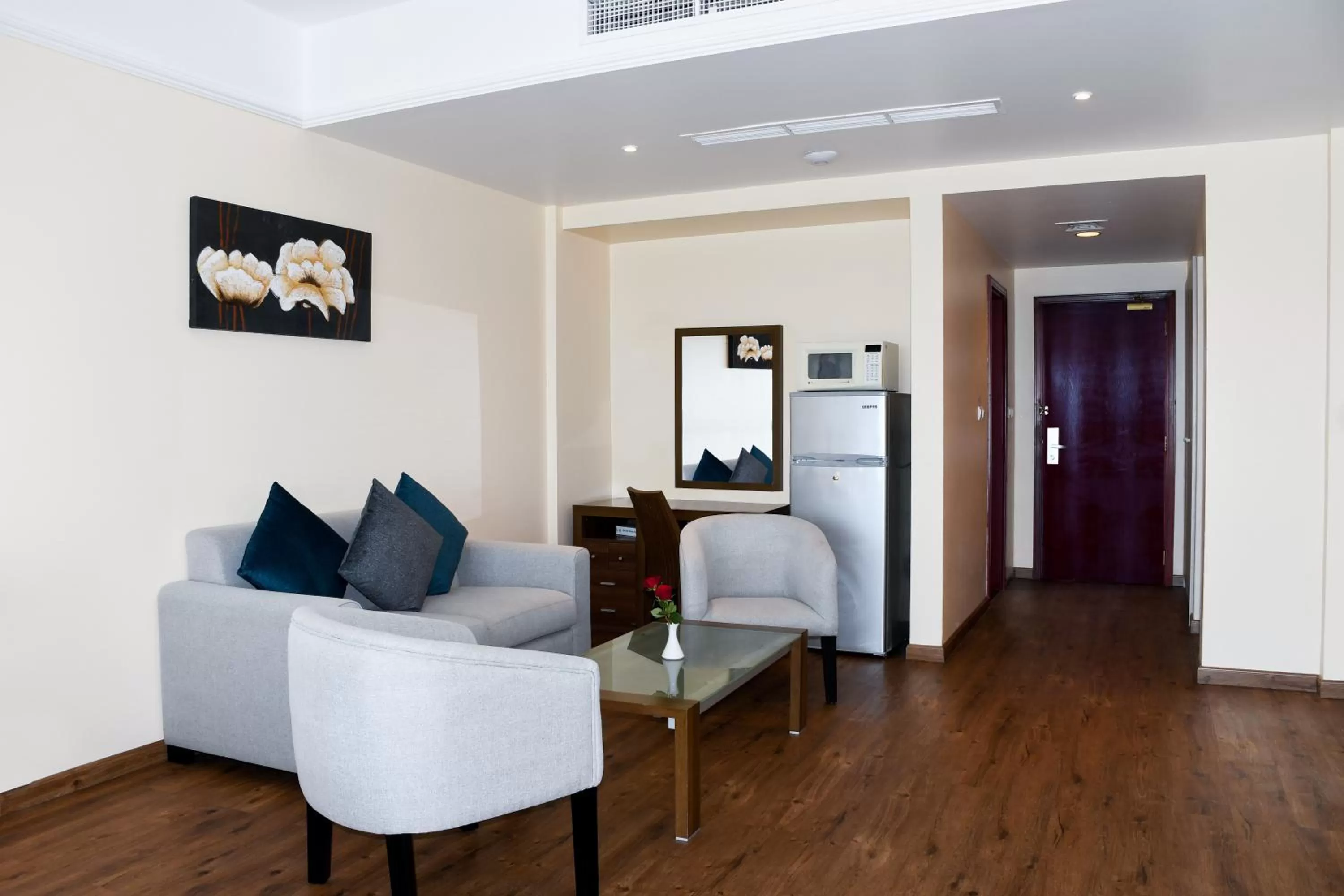 Seating area in Ramada by Wyndham Beach Hotel Ajman