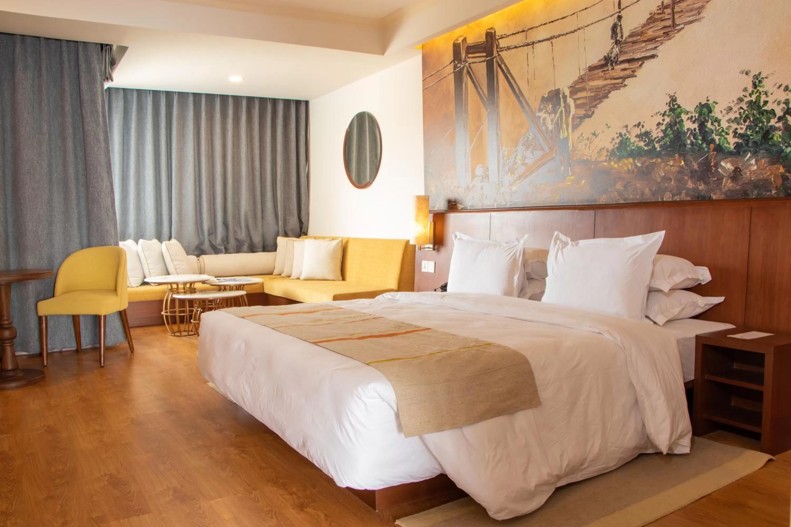 Bed in Hotel Annapurna View Sarangkot