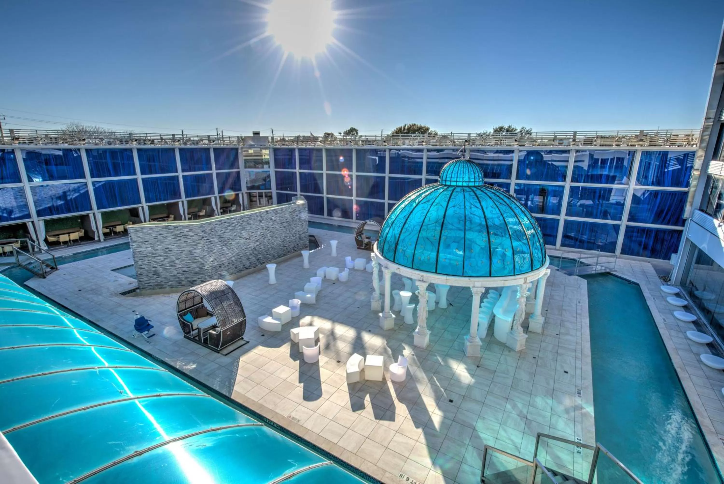 Pool View in DoubleTree by Hilton Houston Brookhollow