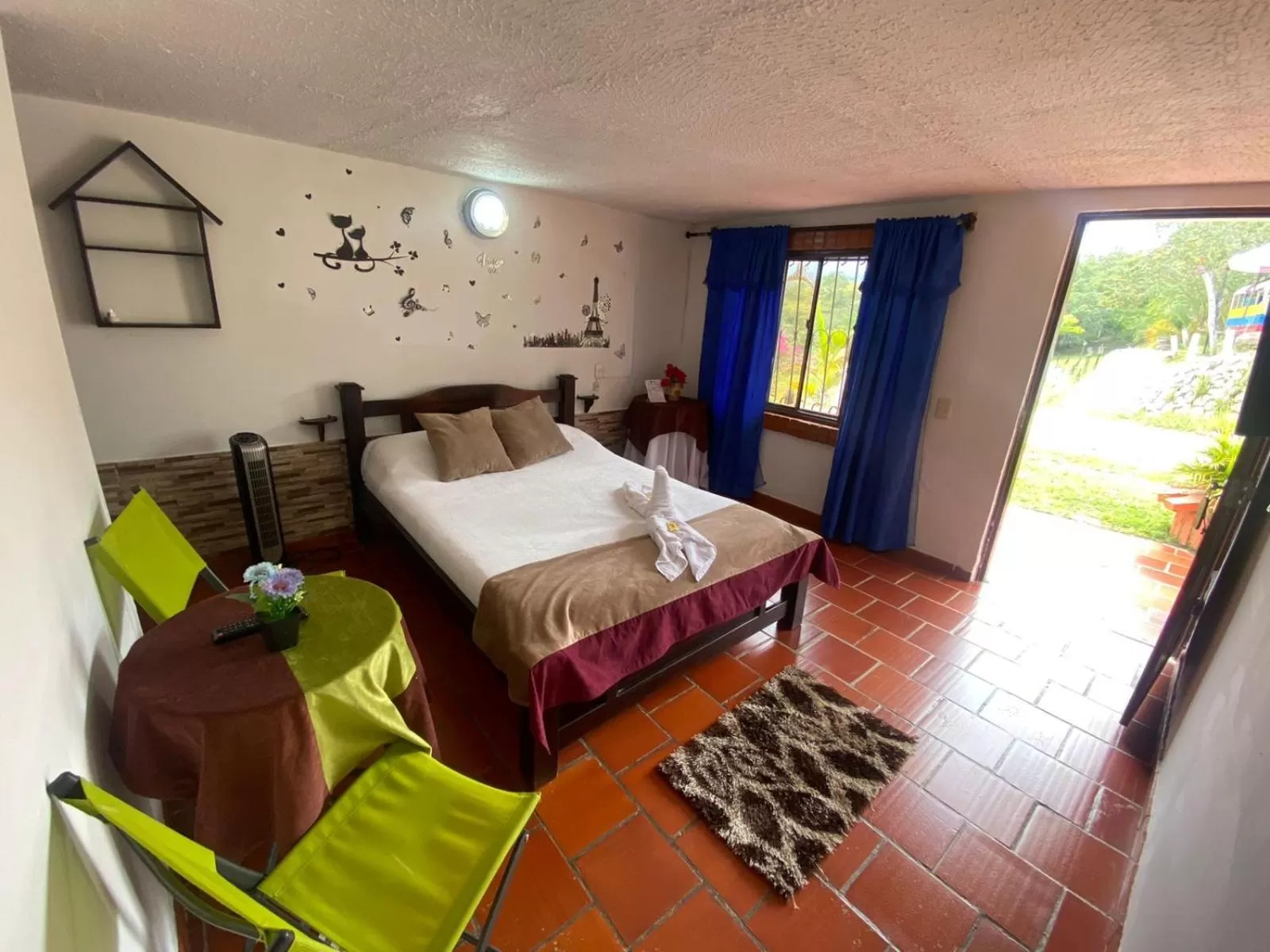 Bed in Hotel Campestre la Loma curiti