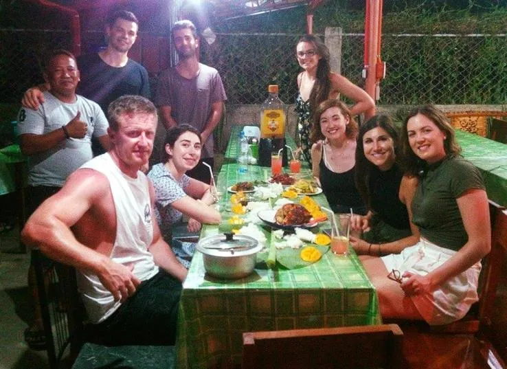 group of guests in Emoks Guest House