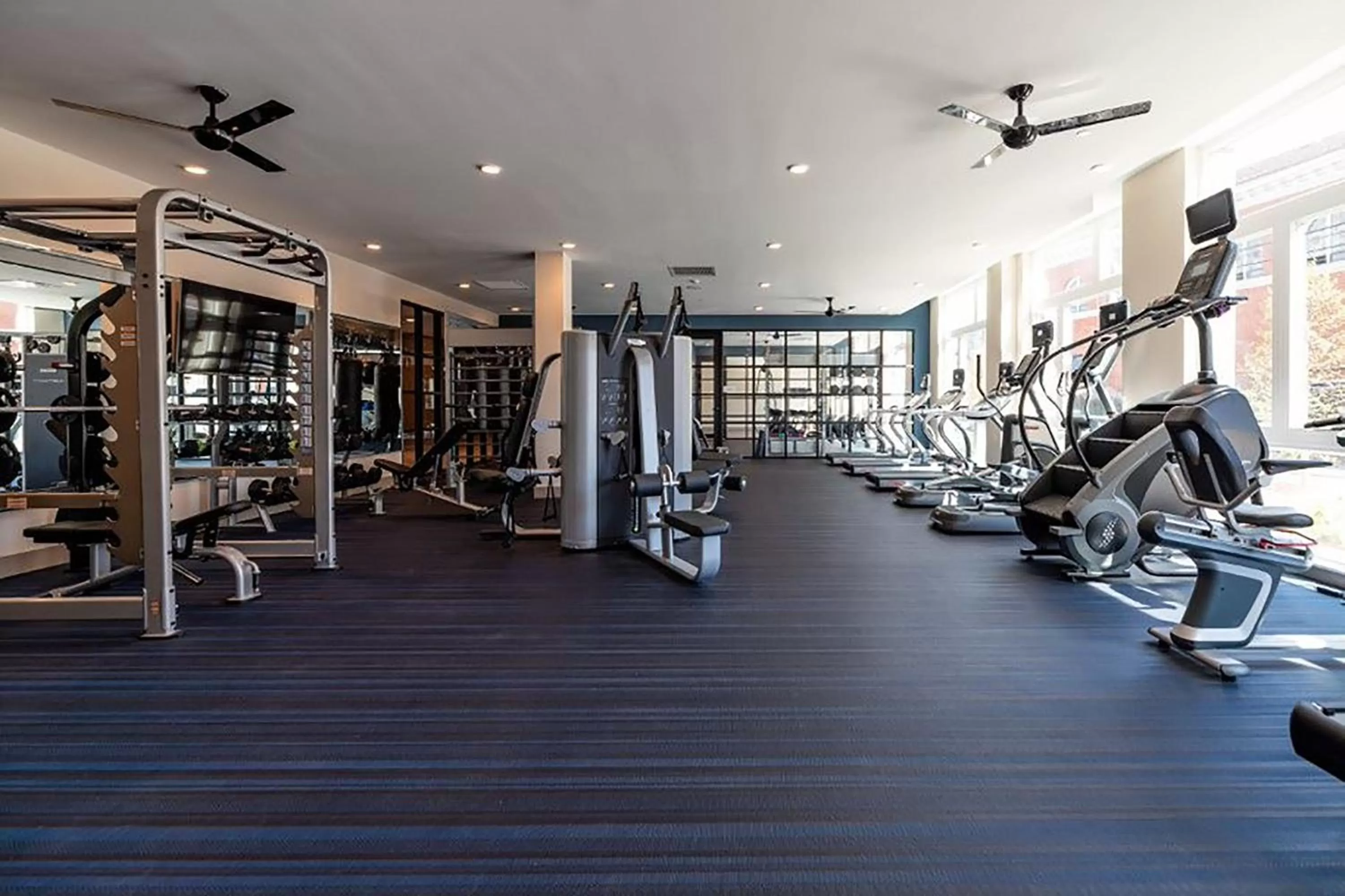 Fitness centre/facilities in Luxury Furnished Apartments by Hyatus Downtown at Yale