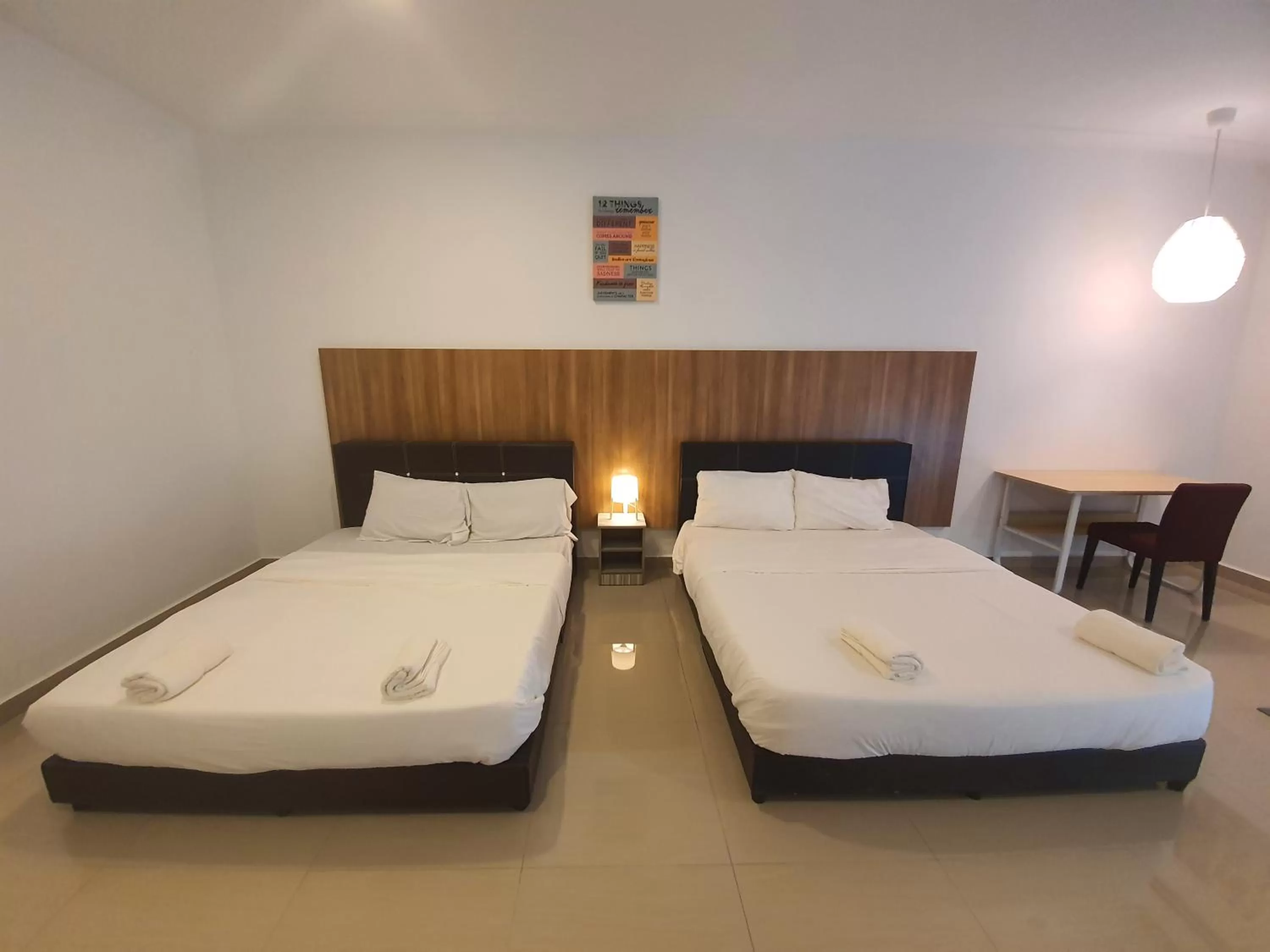 Bed in Bangi Perdana Hotel