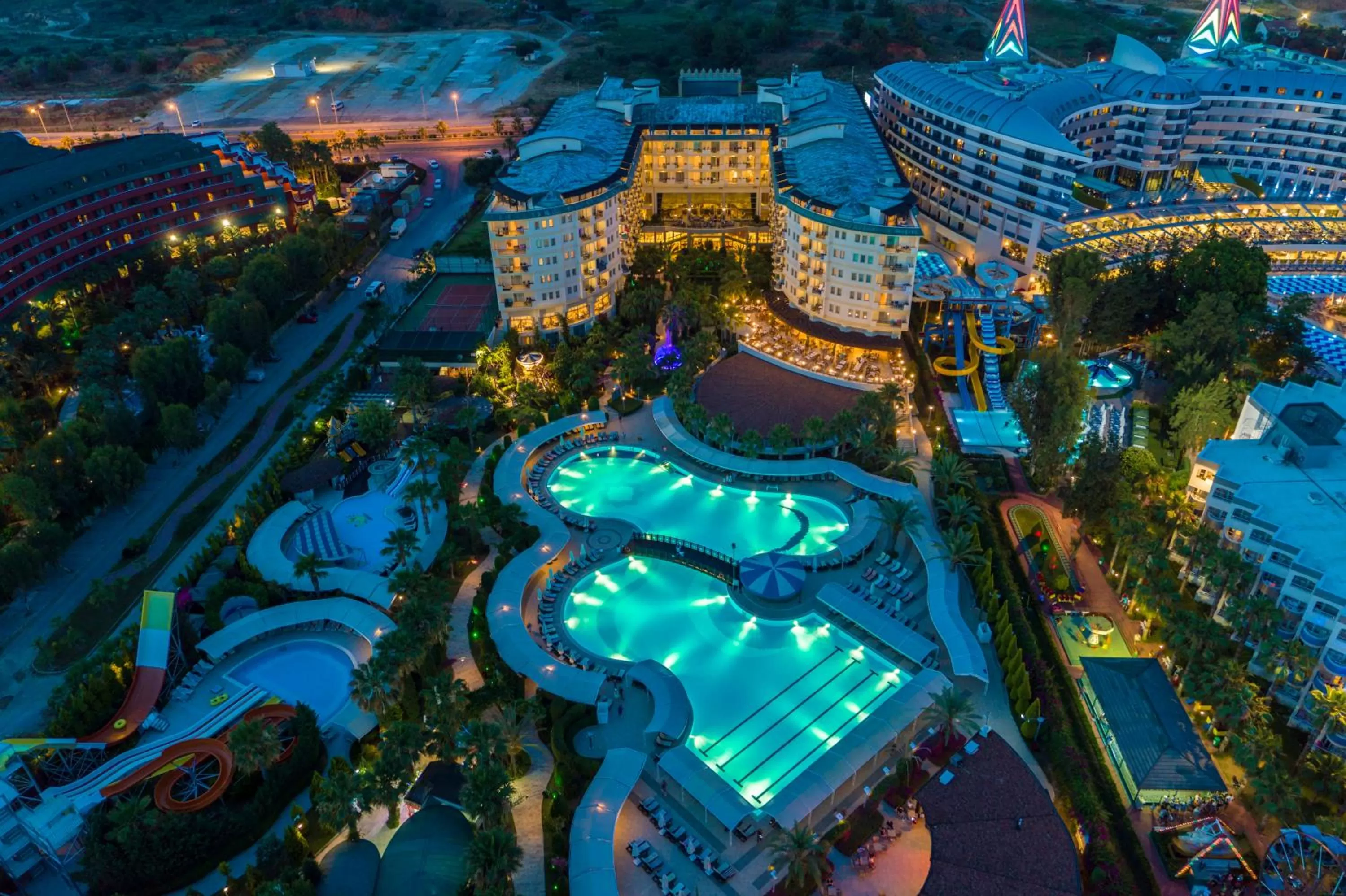 Bird's eye view in Mukarnas Spa & Resort Hotel