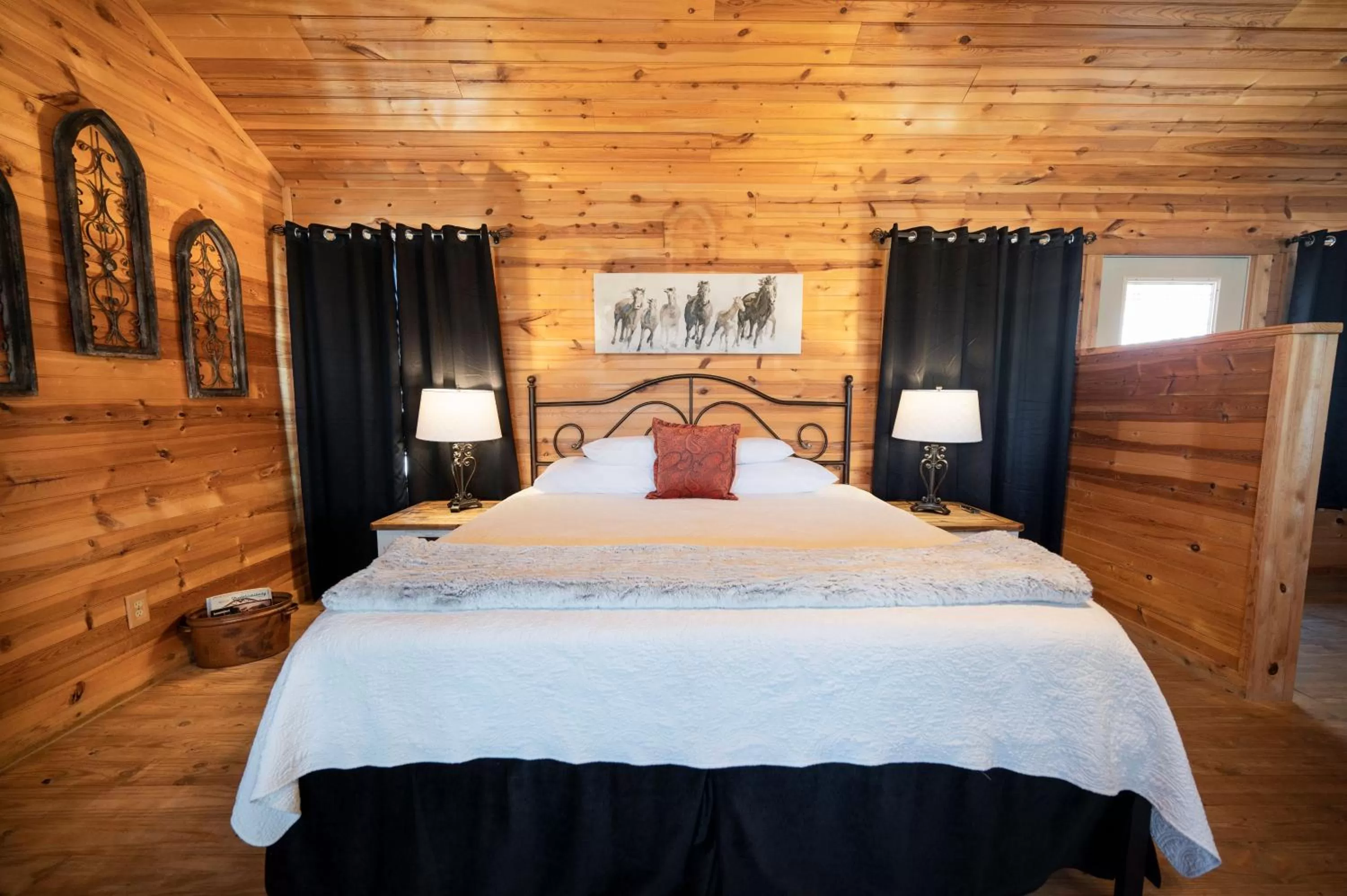 Bed in City on a Hill at Spring Creek