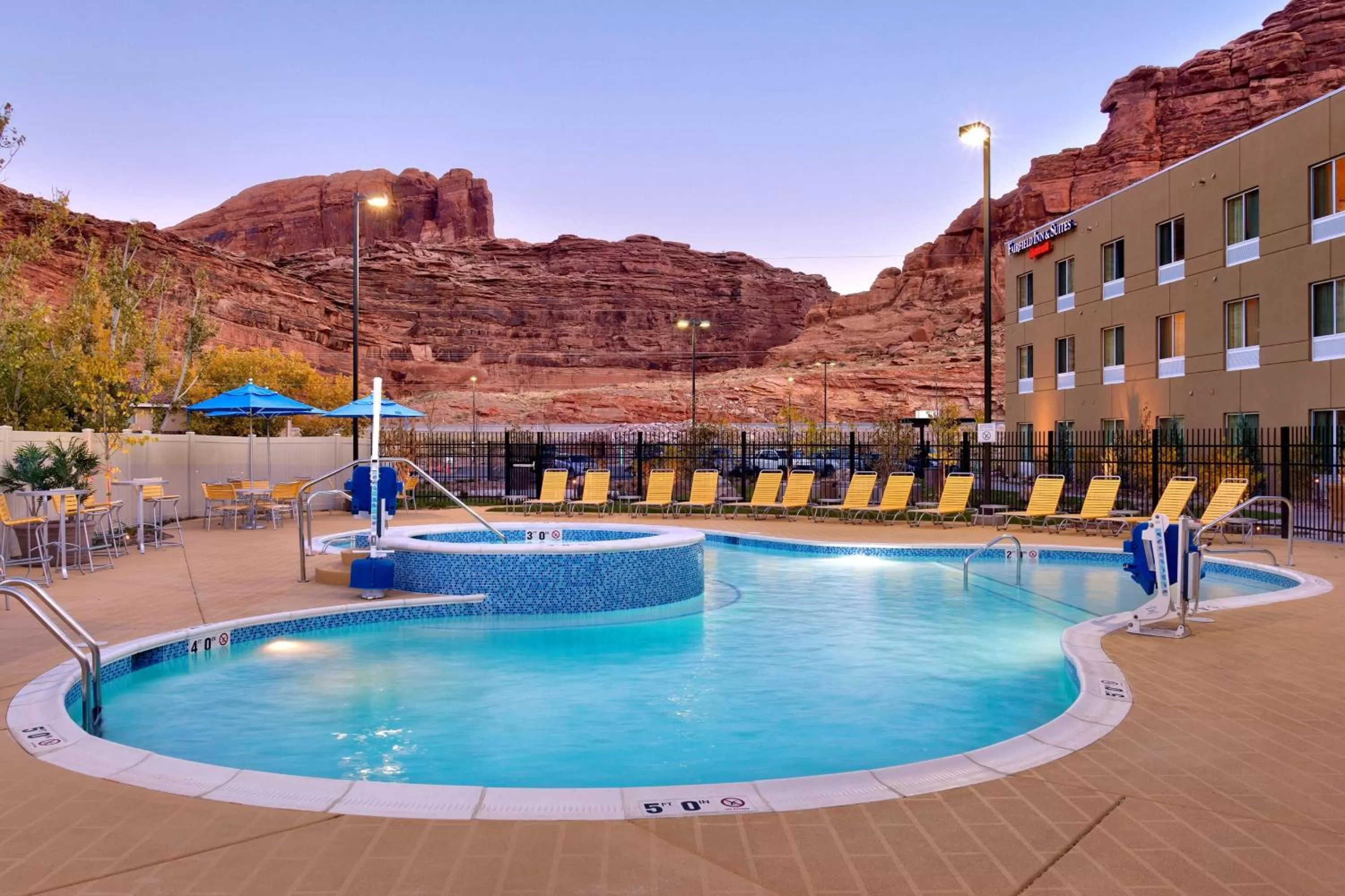 Swimming pool in Fairfield Inn & Suites by Marriott Moab