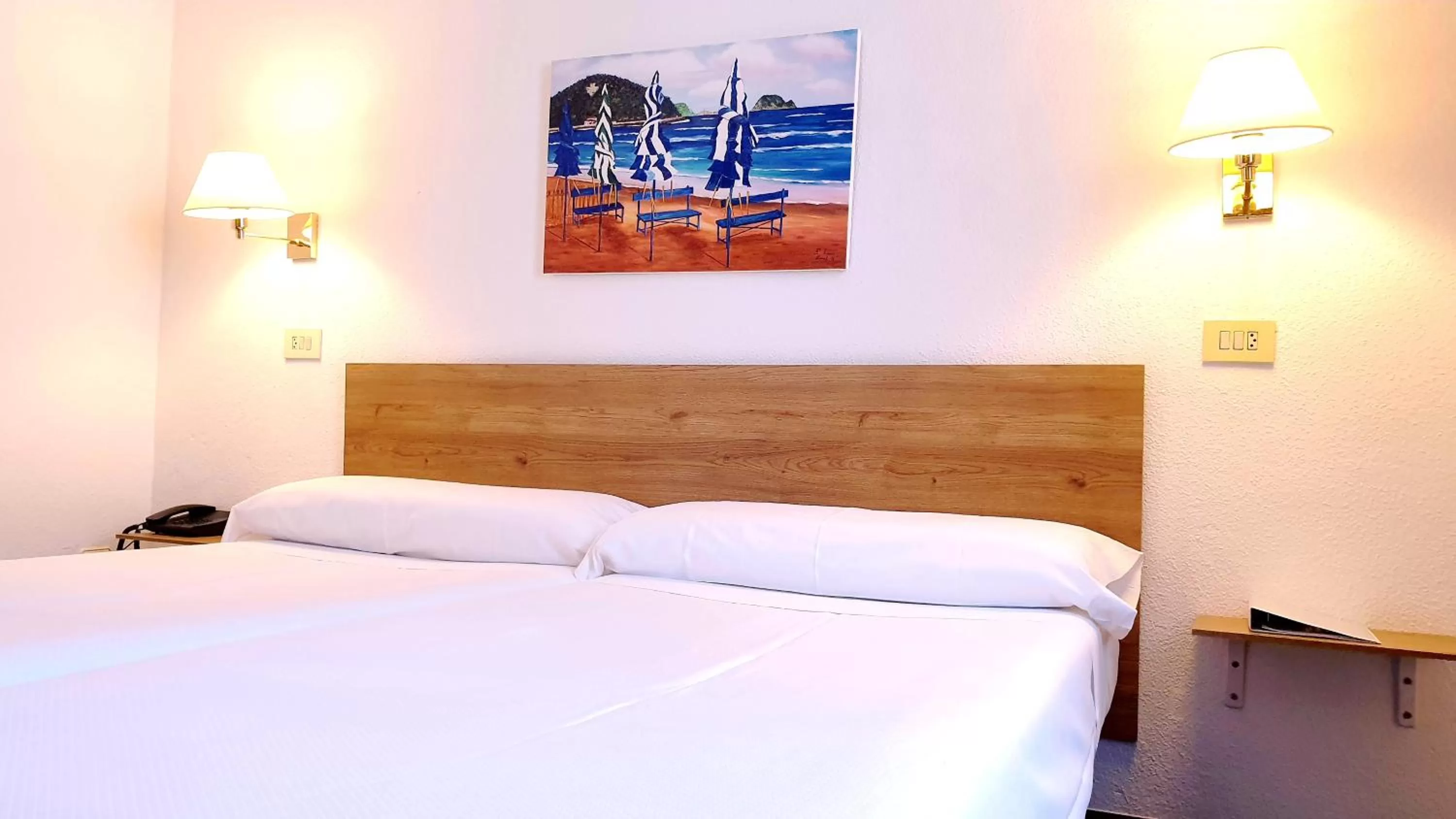 Bedroom, Bed in Hotel Zarauz