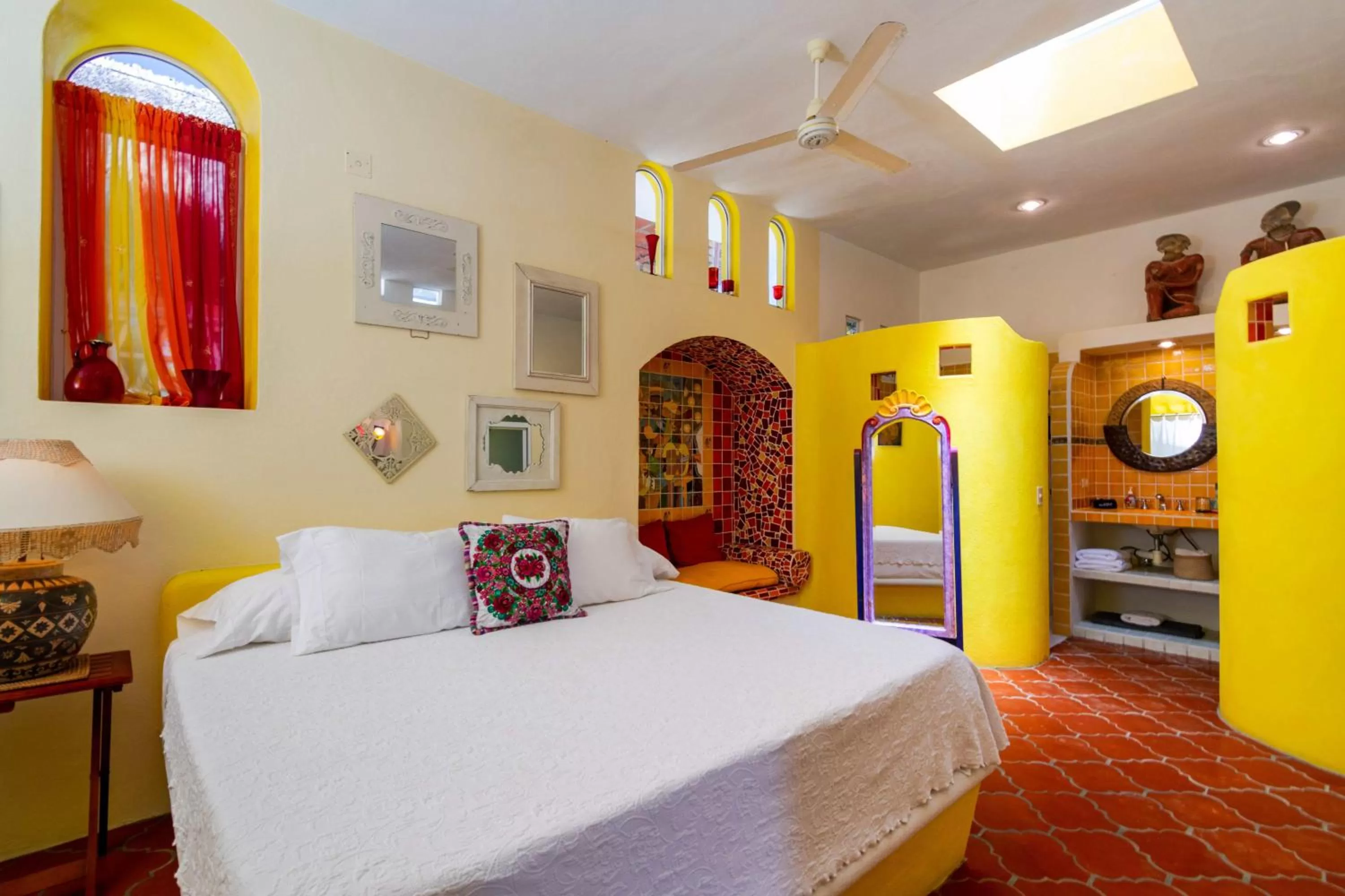 Bed in Villas Jardin Del Mar