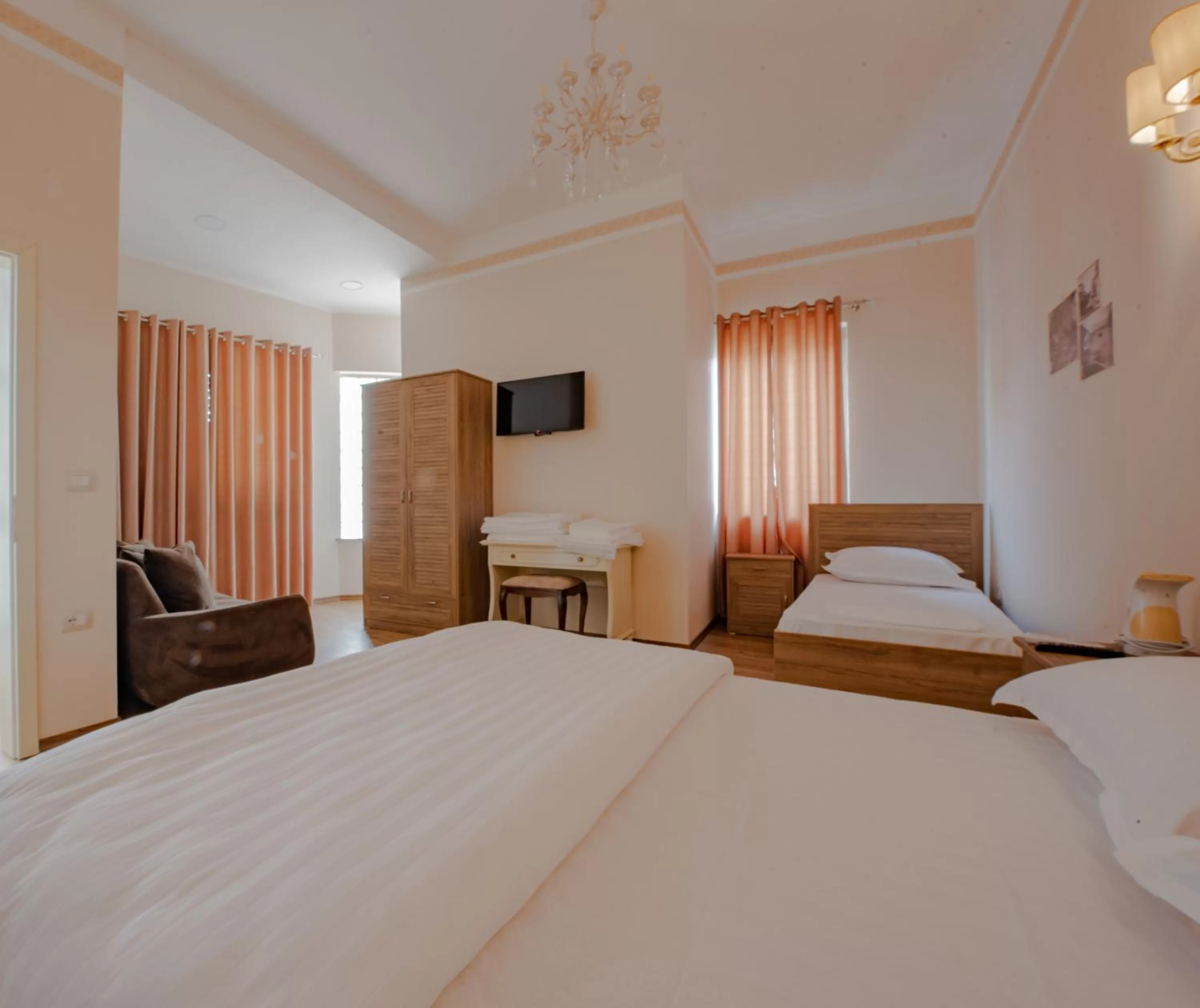 Bed in Hotel Loredano