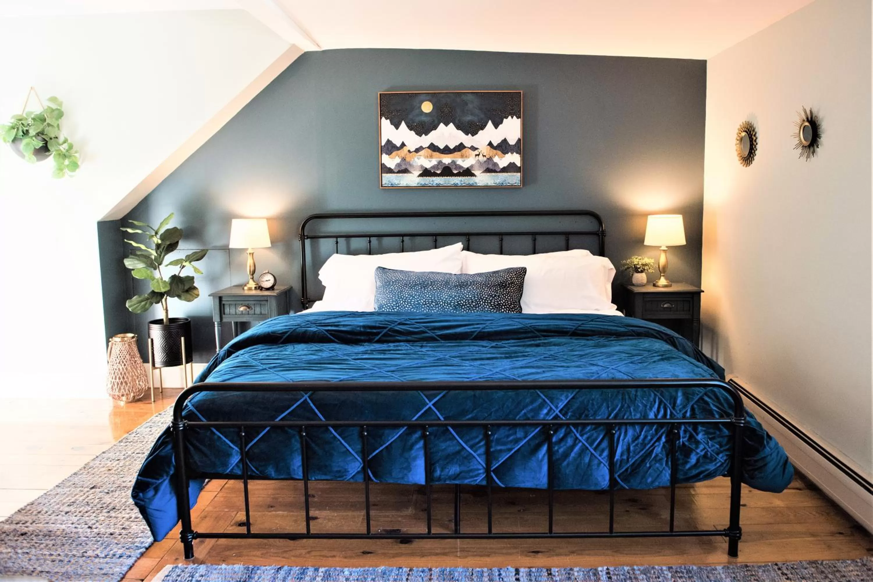 Bed in Inn on Golden Pond