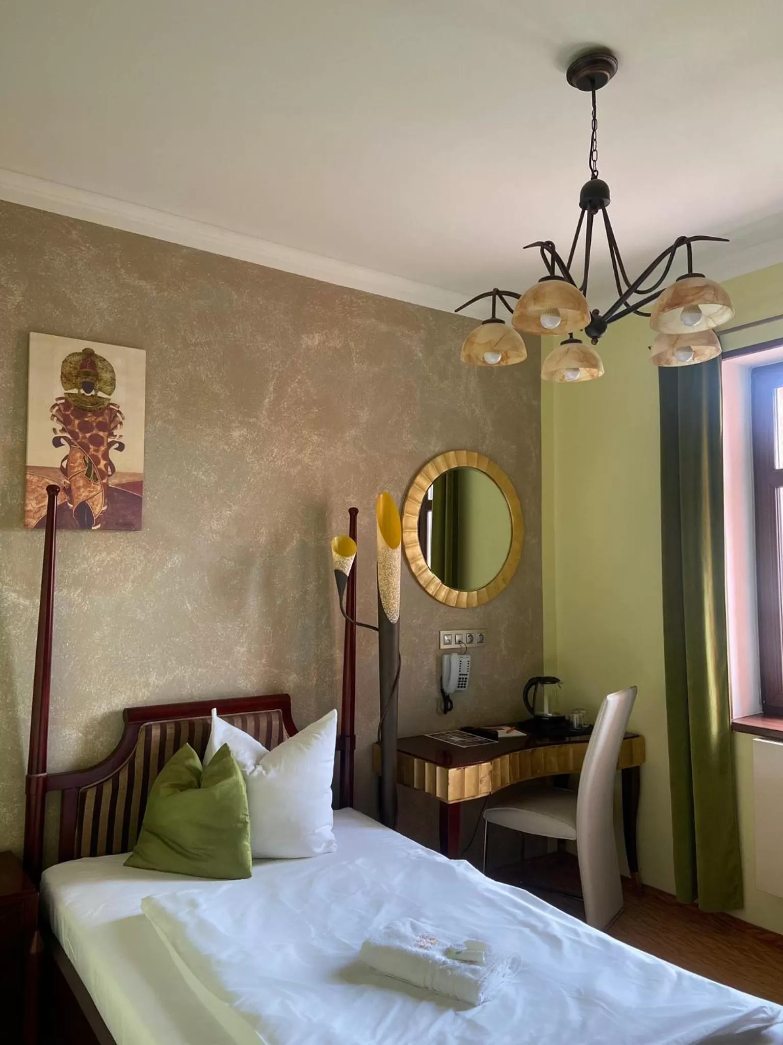 Bed in Wellness Hotel Beethoven