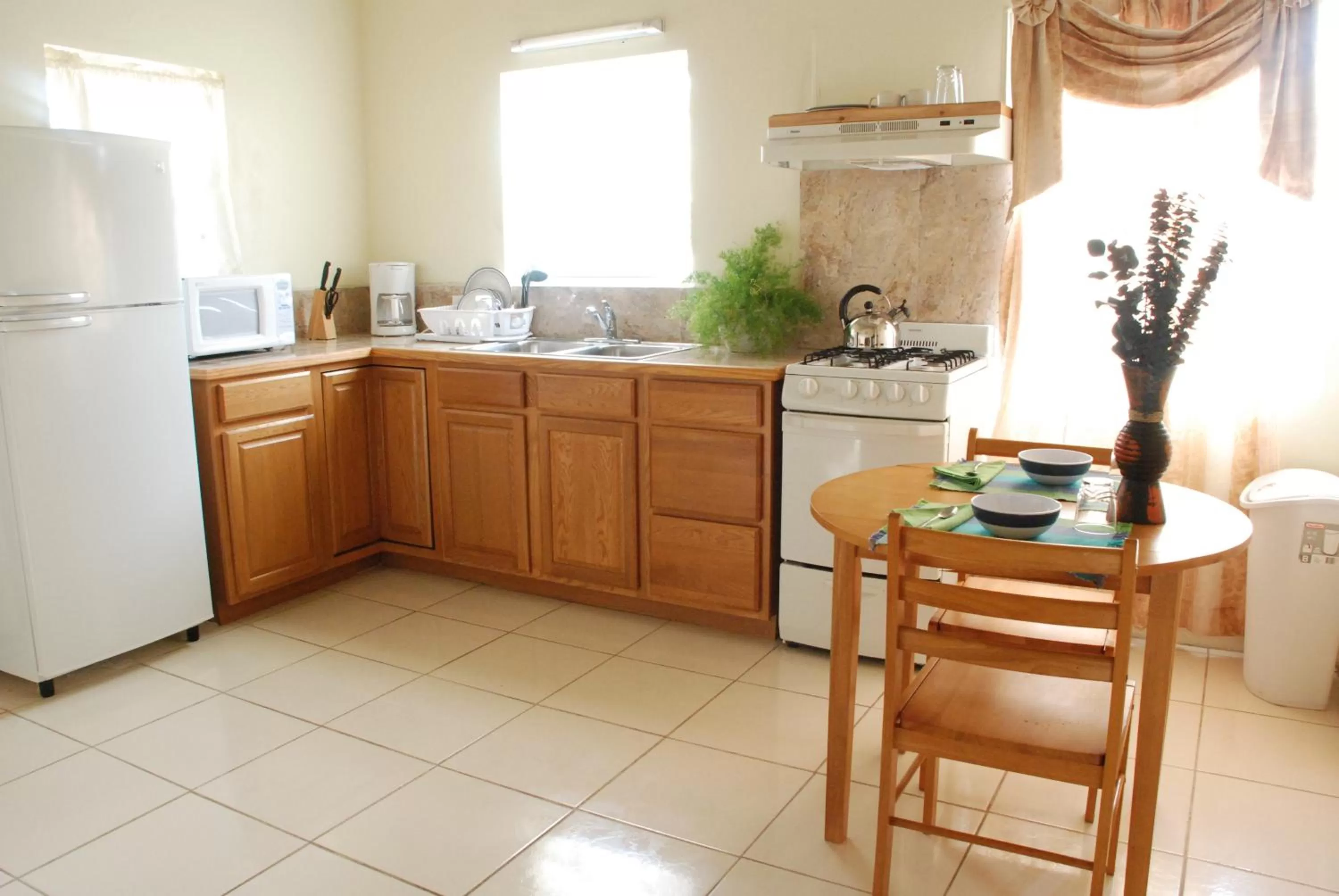 Kitchen or kitchenette in Connie's Comfort Suites