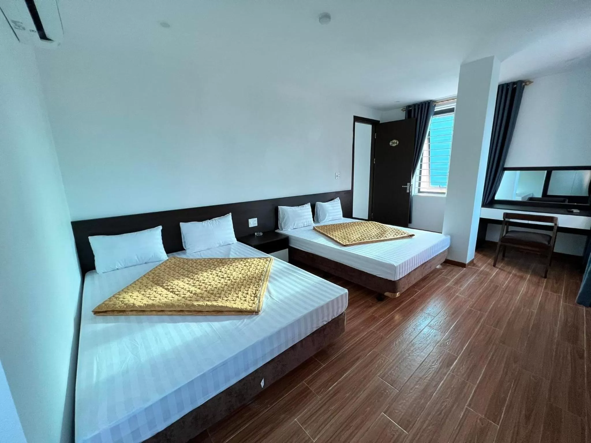 Bed in Phú Quý Hotel