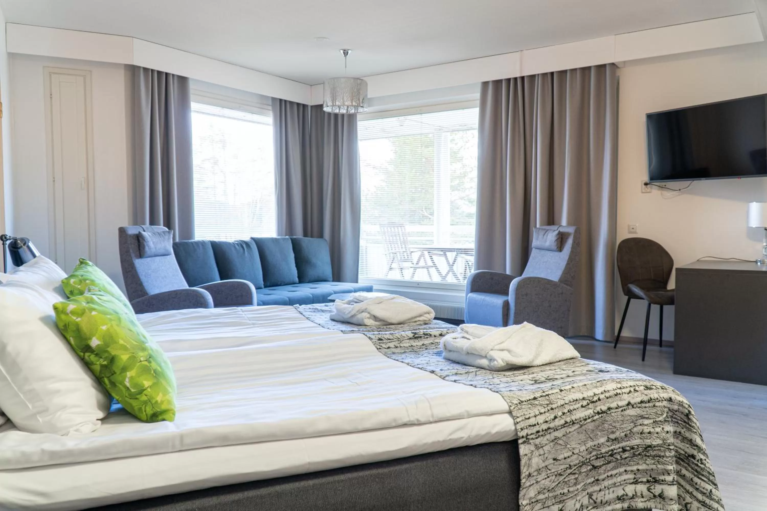 Bed in Spa Hotel Kunnonpaikka