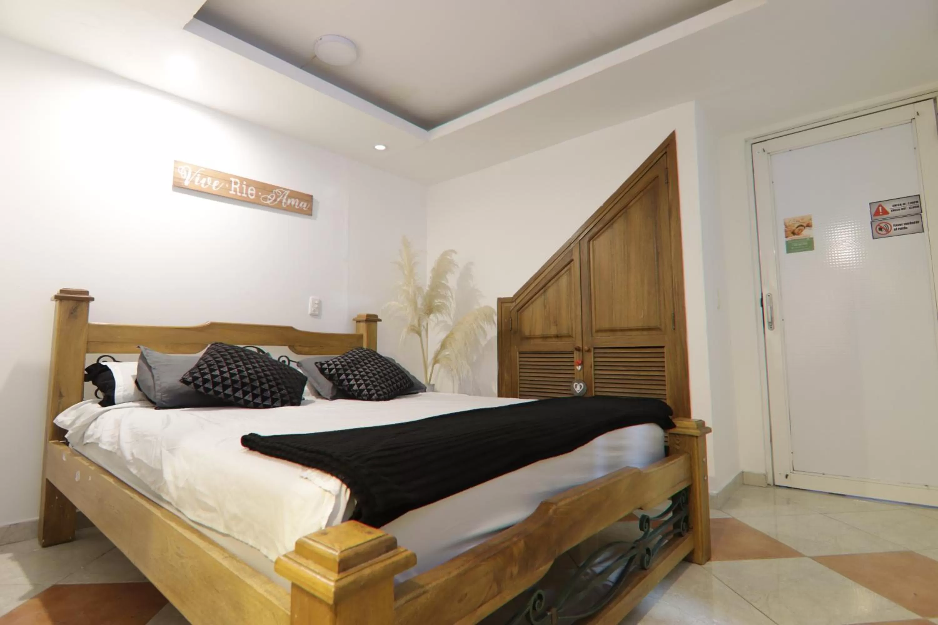 Bed in Hotel Casa Malibú